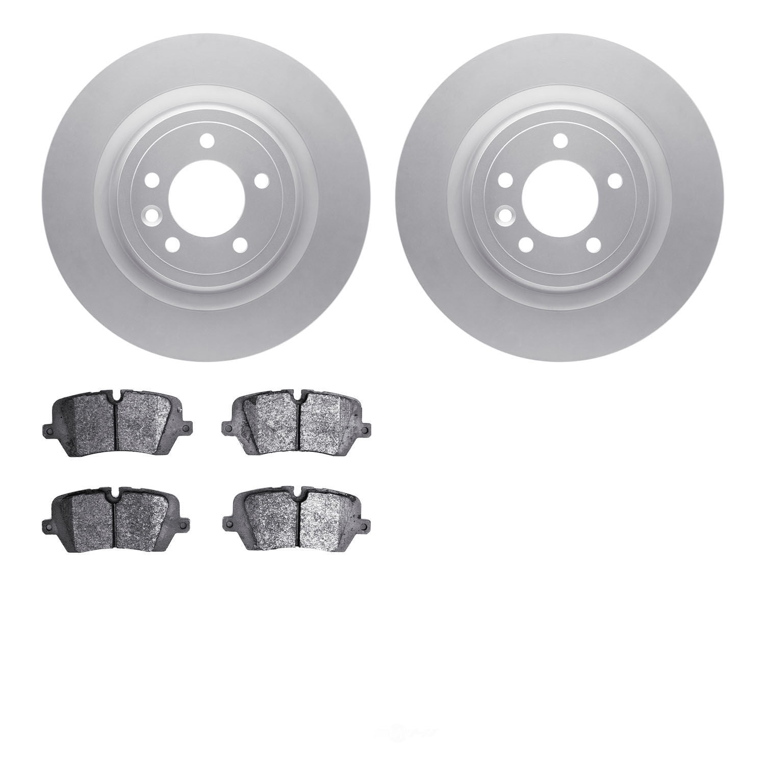 Dynamic Friction Company 4502-11067 DFC GEOSPEC Rotors with 5000 Advanced Brake Pads