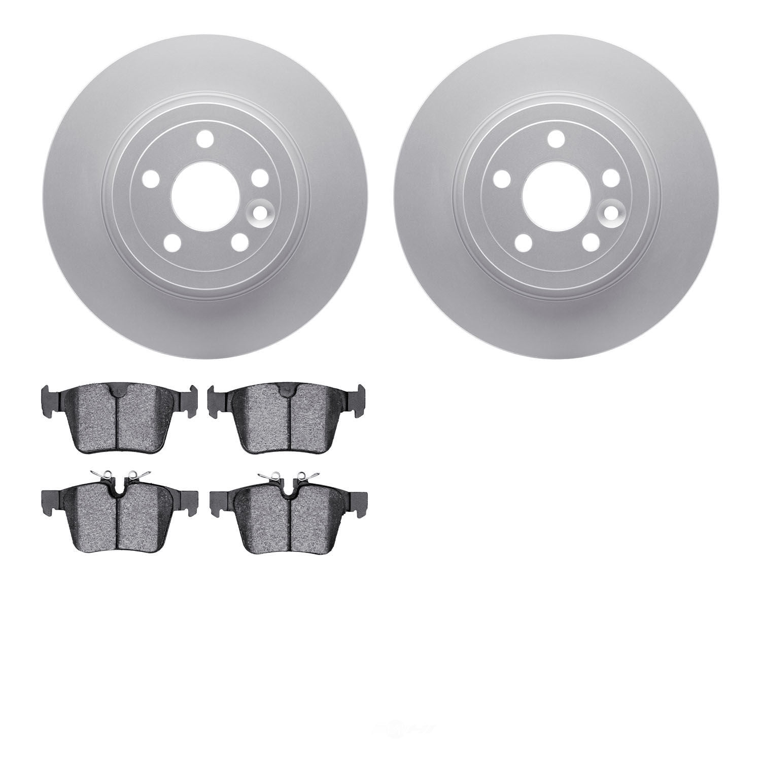 Dynamic Friction Company 4502-11070 DFC GEOSPEC Rotors with 5000 Advanced Brake Pads