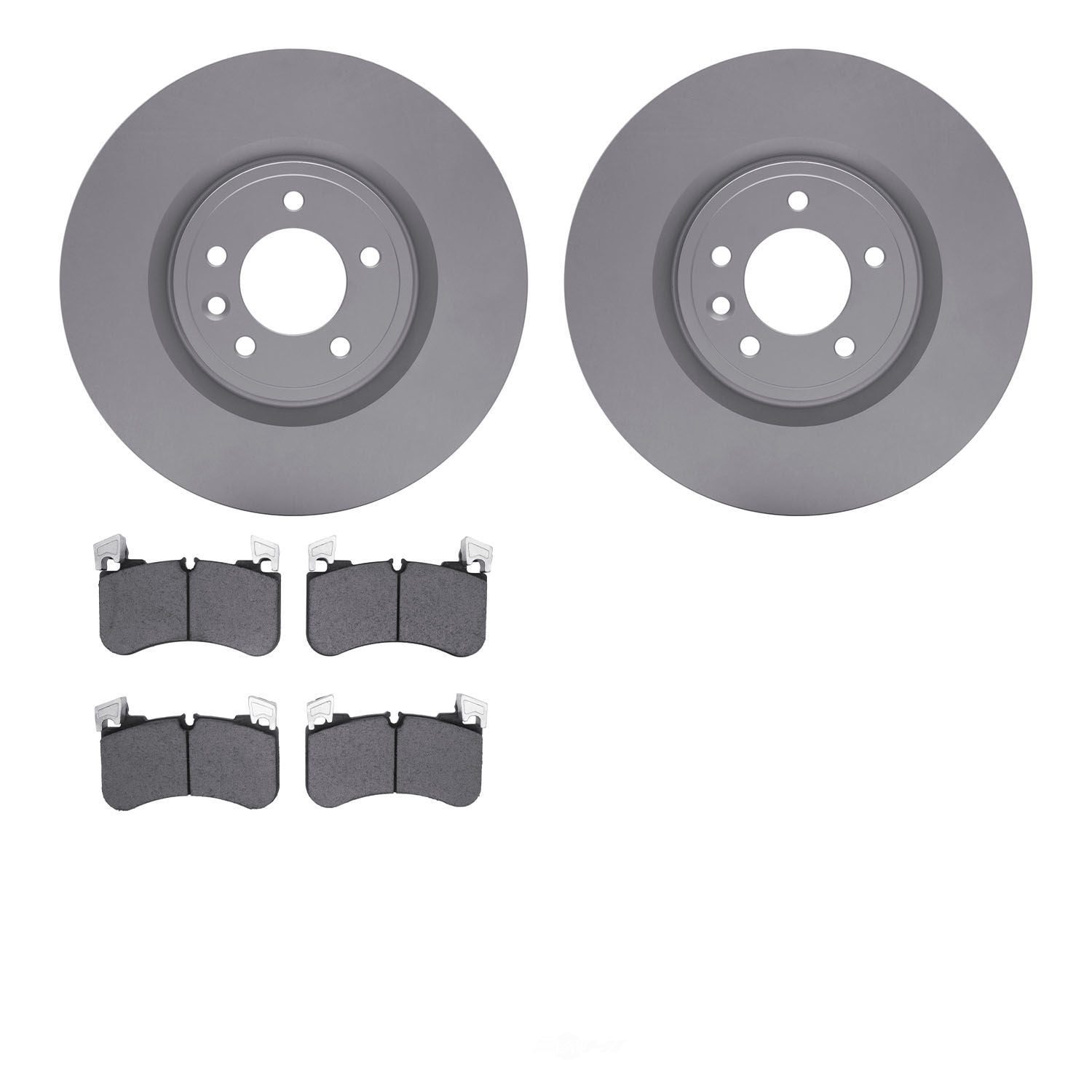 Dynamic Friction Company 4502-11077 DFC GEOSPEC Rotors with 5000 Advanced Brake Pads
