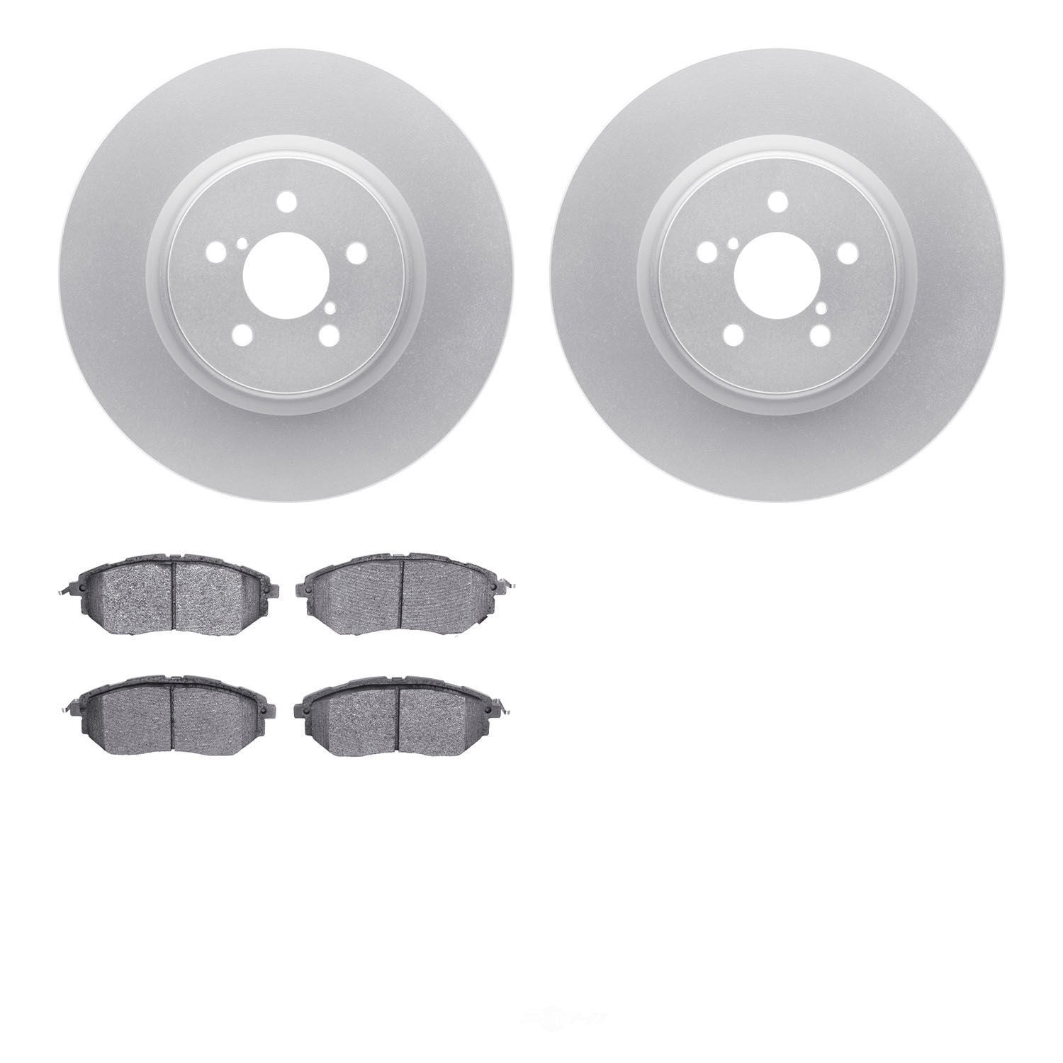 Dynamic Friction Company 4502-13059 DFC GEOSPEC Rotors with 5000 Advanced Brake Pads