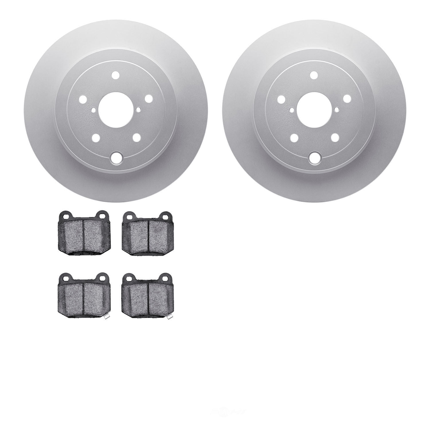 Dynamic Friction Company 4502-13064 DFC GEOSPEC Rotors with 5000 Advanced Brake Pads