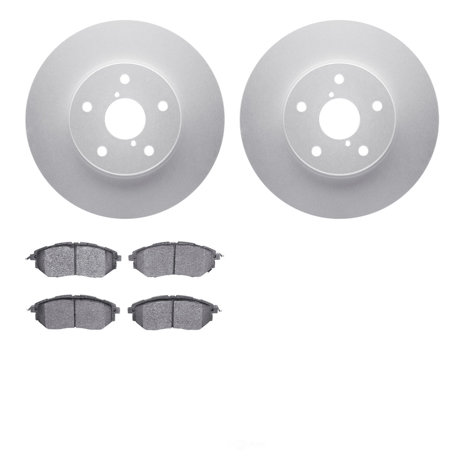 Dynamic Friction Company 4502-13069 DFC GEOSPEC Rotors with 5000 Advanced Brake Pads