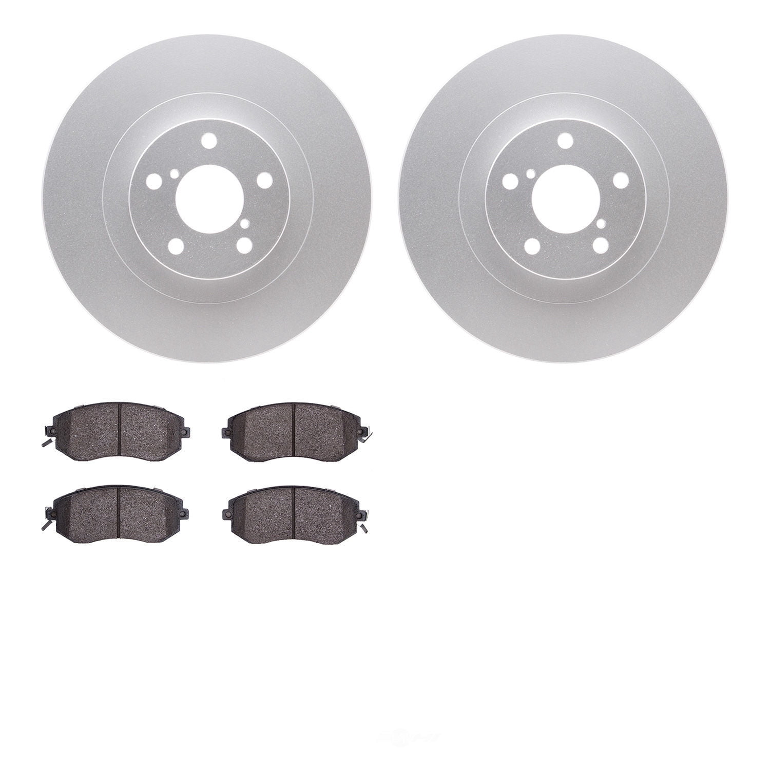 Dynamic Friction Company 4502-13078 DFC GEOSPEC Rotors with 5000 Advanced Brake Pads
