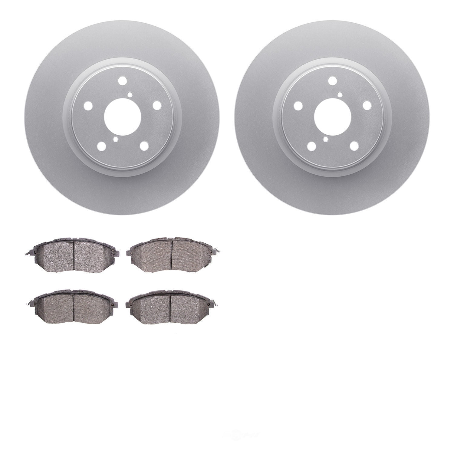 Dynamic Friction Company 4502-13079 DFC GEOSPEC Rotors with 5000 Advanced Brake Pads