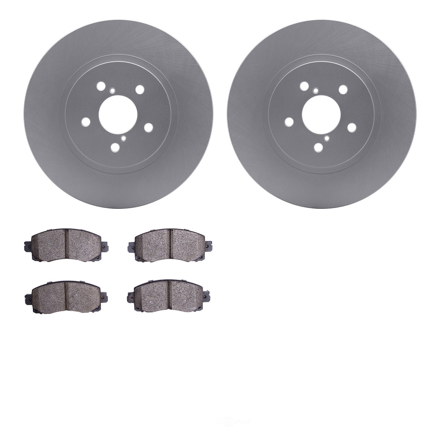 Dynamic Friction Company 4502-13082 DFC GEOSPEC Rotors with 5000 Advanced Brake Pads