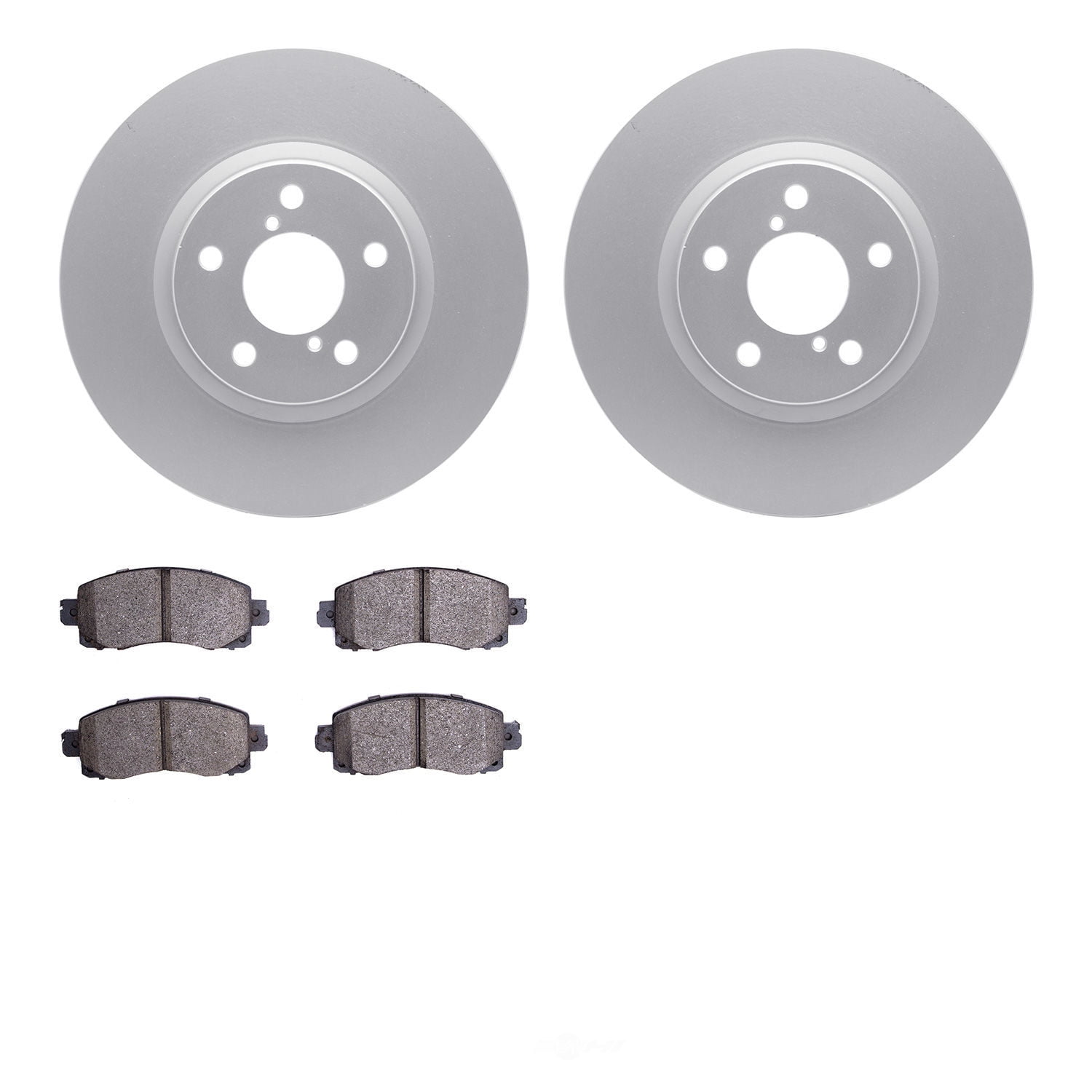 Dynamic Friction Company 4502-13083 DFC GEOSPEC Rotors with 5000 Advanced Brake Pads