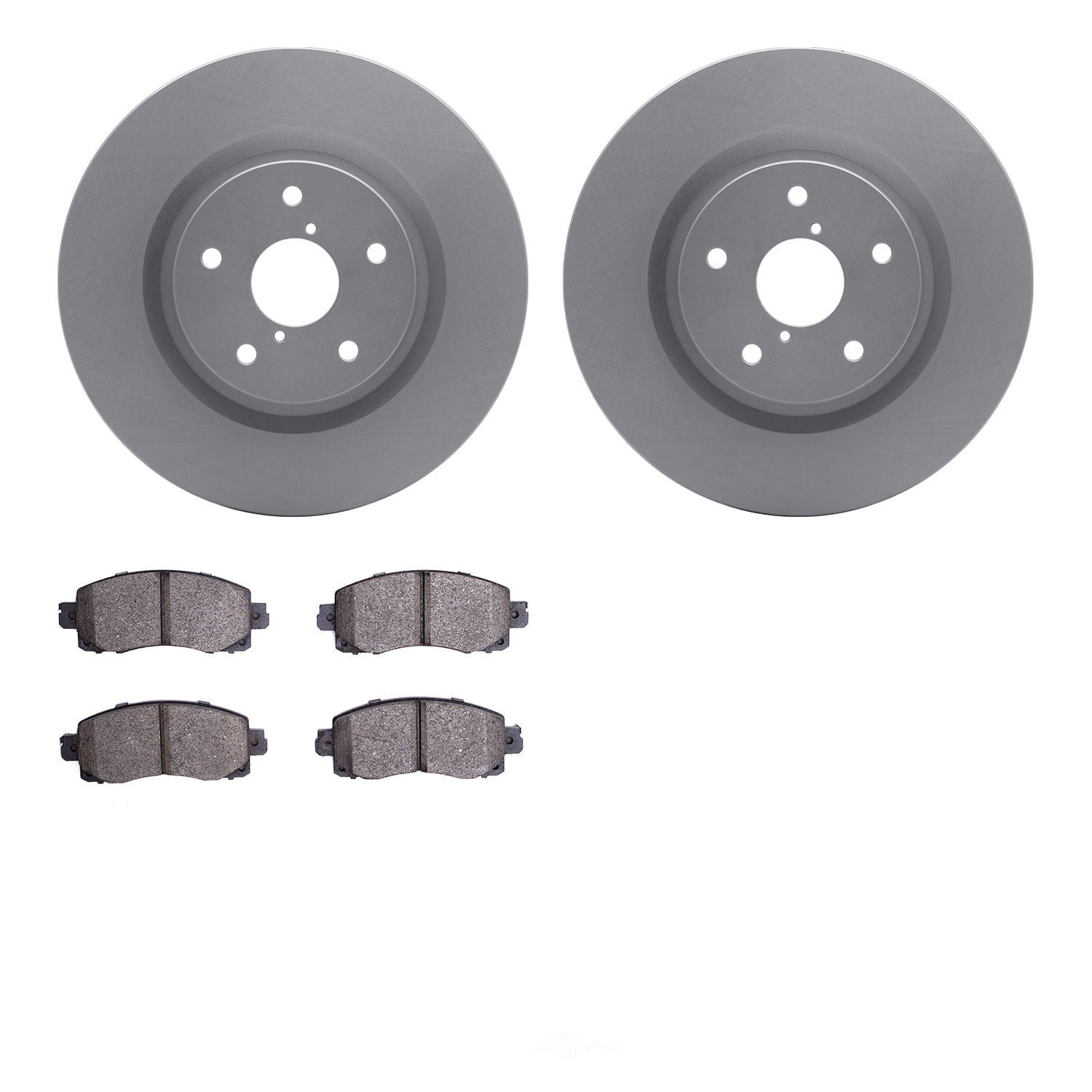 Dynamic Friction Company 4502-13087 DFC GEOSPEC Rotors with 5000 Advanced Brake Pads