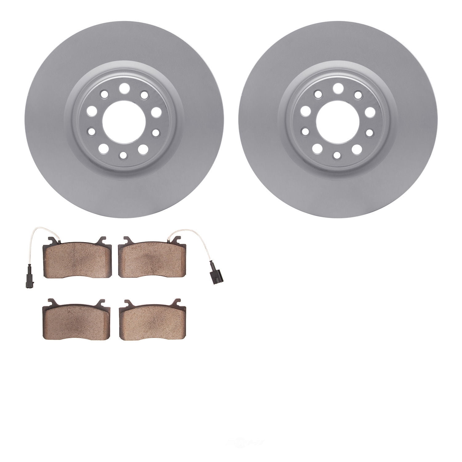 Dynamic Friction Company 4502-16005 DFC GEOSPEC Rotors with 5000 Advanced Brake Pads