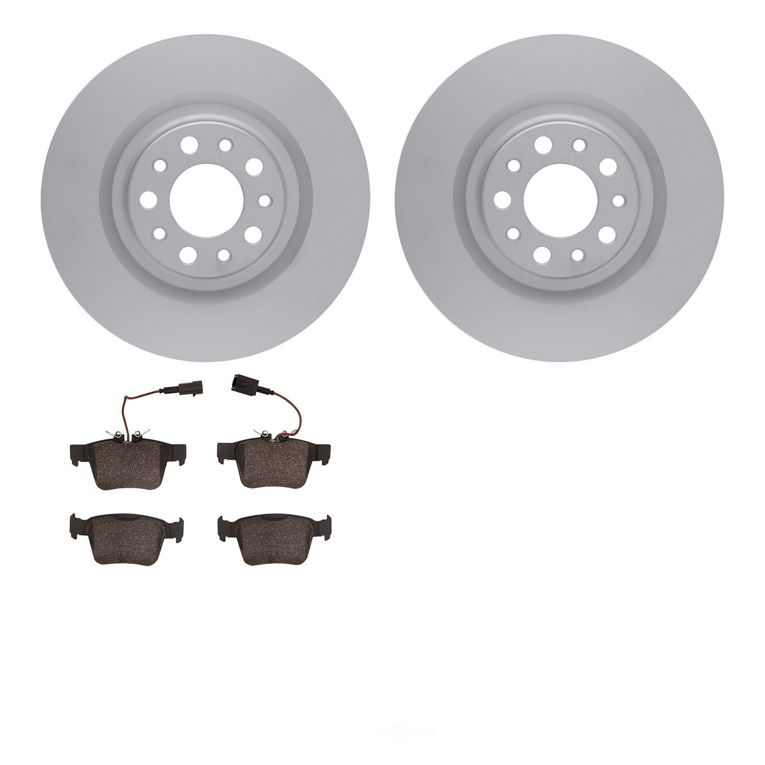 Dynamic Friction Company 4502-16006 DFC GEOSPEC Rotors with 5000 Advanced Brake Pads