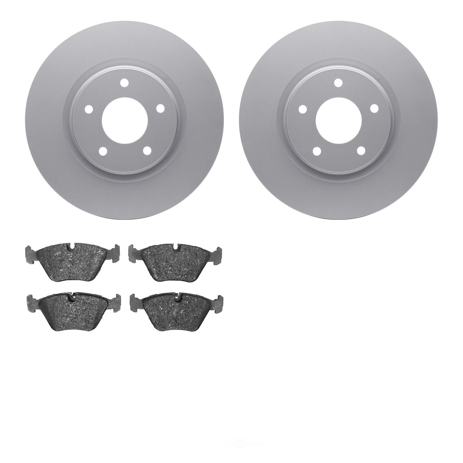 Dynamic Friction Company 4502-20031 DFC GEOSPEC Rotors with 5000 Advanced Brake Pads