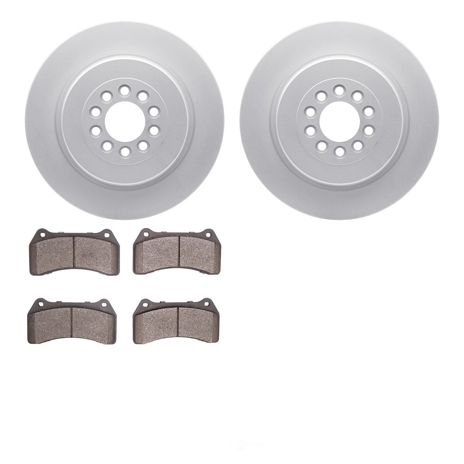 Dynamic Friction Company 4502-20035 DFC GEOSPEC Rotors with 5000 Advanced Brake Pads