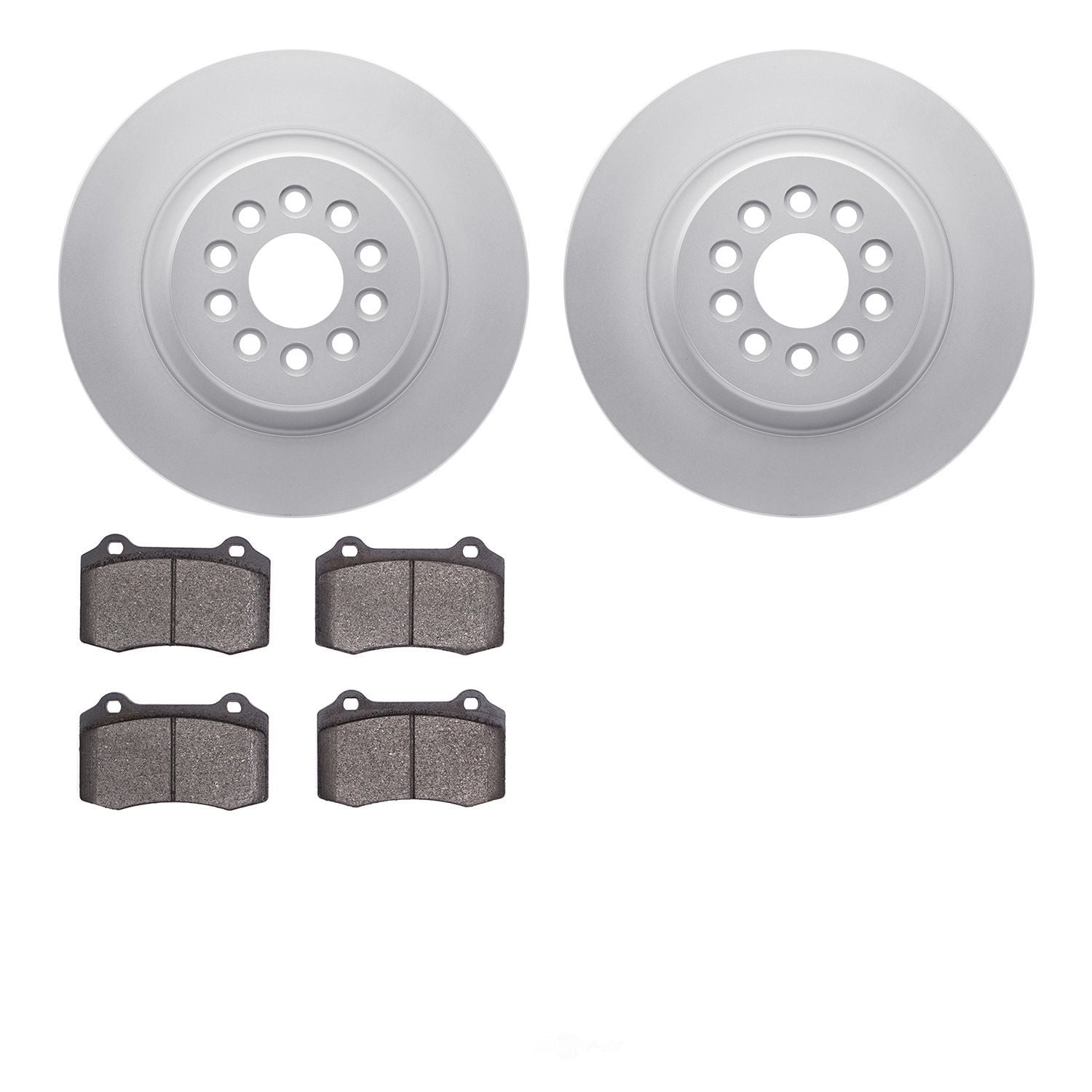 Dynamic Friction Company 4502-20036 DFC GEOSPEC Rotors with 5000 Advanced Brake Pads