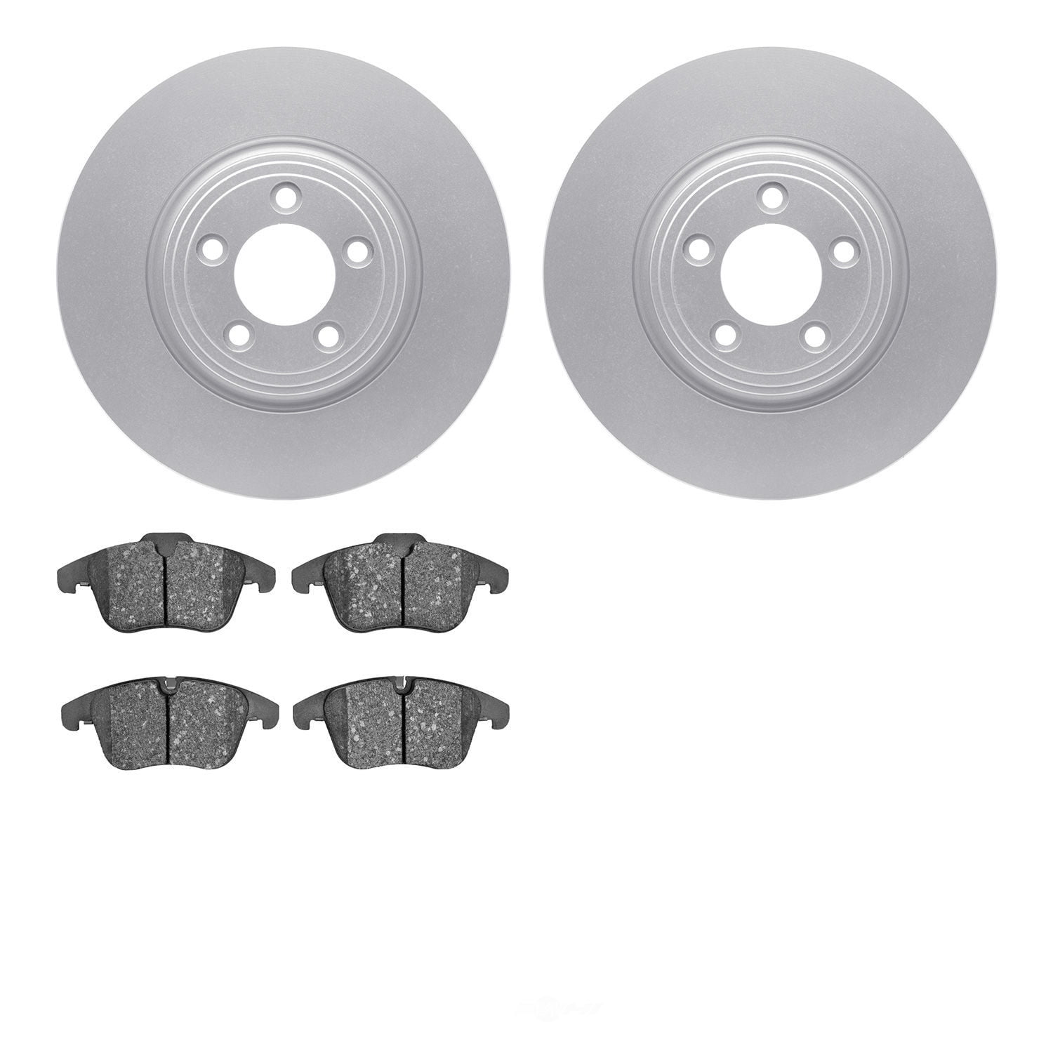 Dynamic Friction Company 4502-20041 DFC GEOSPEC Rotors with 5000 Advanced Brake Pads