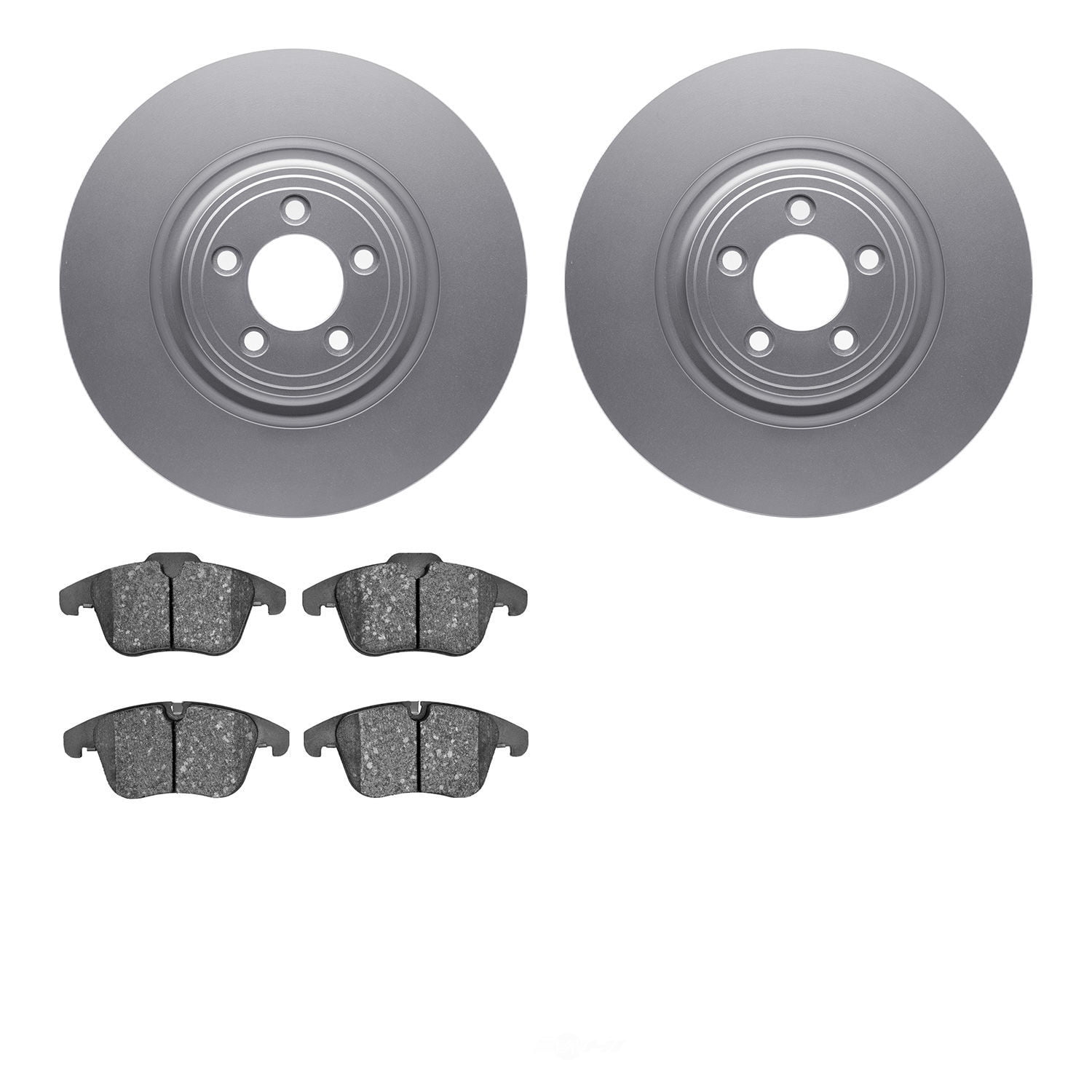 Dynamic Friction Company 4502-20044 DFC GEOSPEC Rotors with 5000 Advanced Brake Pads