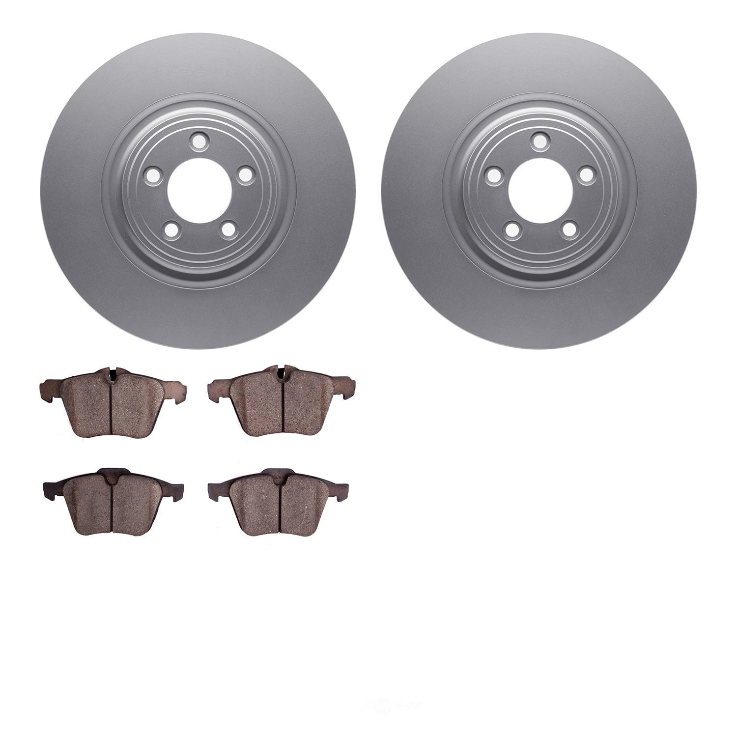 Dynamic Friction Company 4502-20045 DFC GEOSPEC Rotors with 5000 Advanced Brake Pads