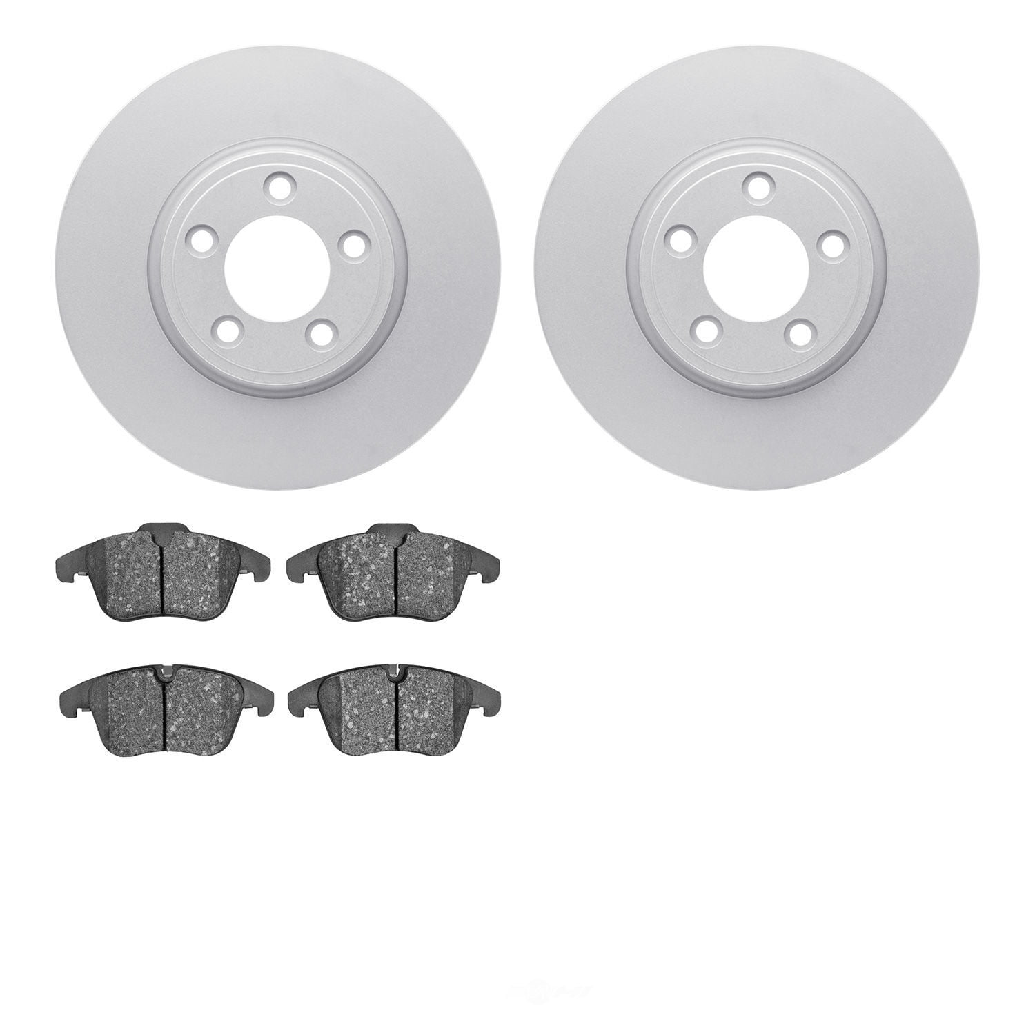 Dynamic Friction Company 4502-20047 DFC GEOSPEC Rotors with 5000 Advanced Brake Pads
