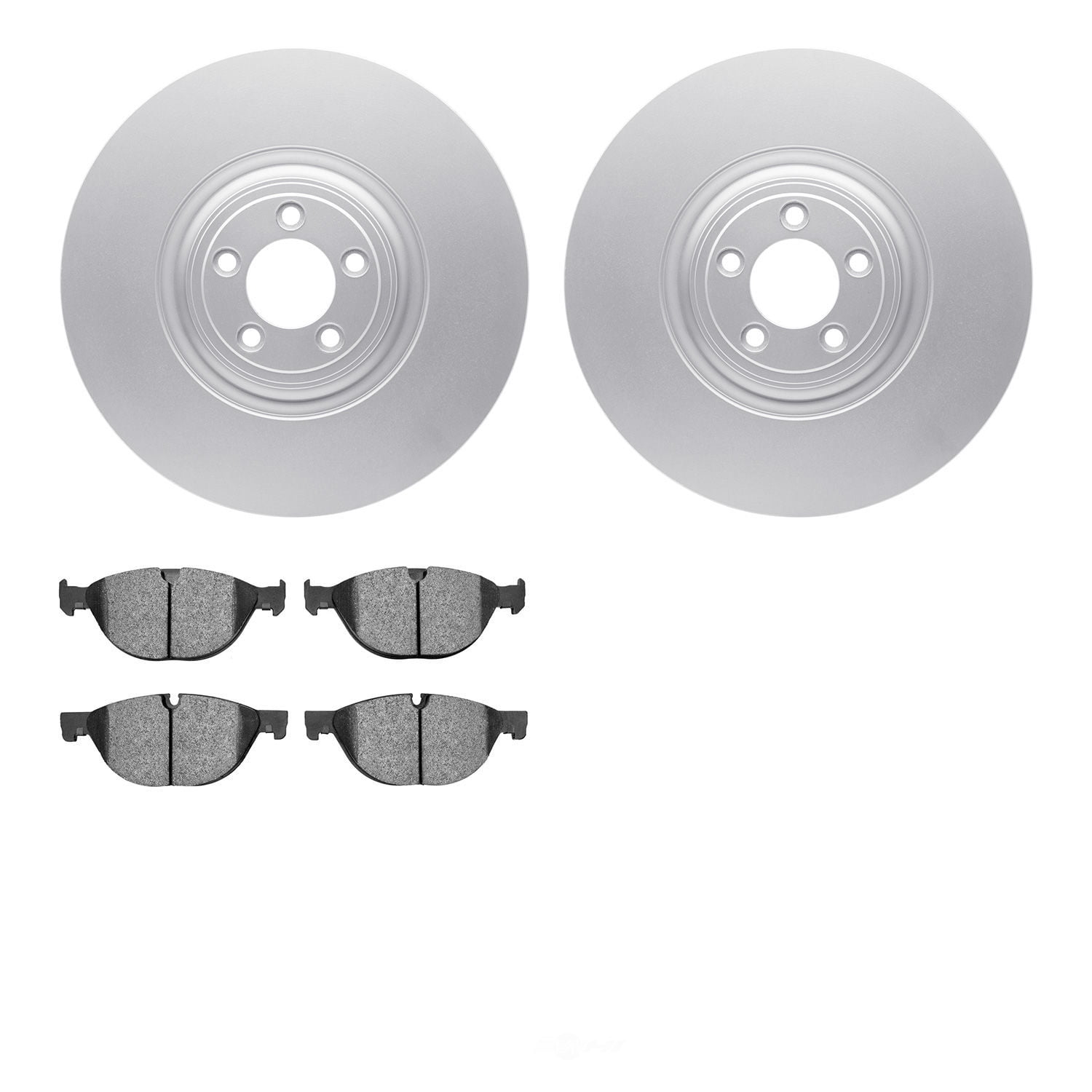 Dynamic Friction Company 4502-20048 DFC GEOSPEC Rotors with 5000 Advanced Brake Pads