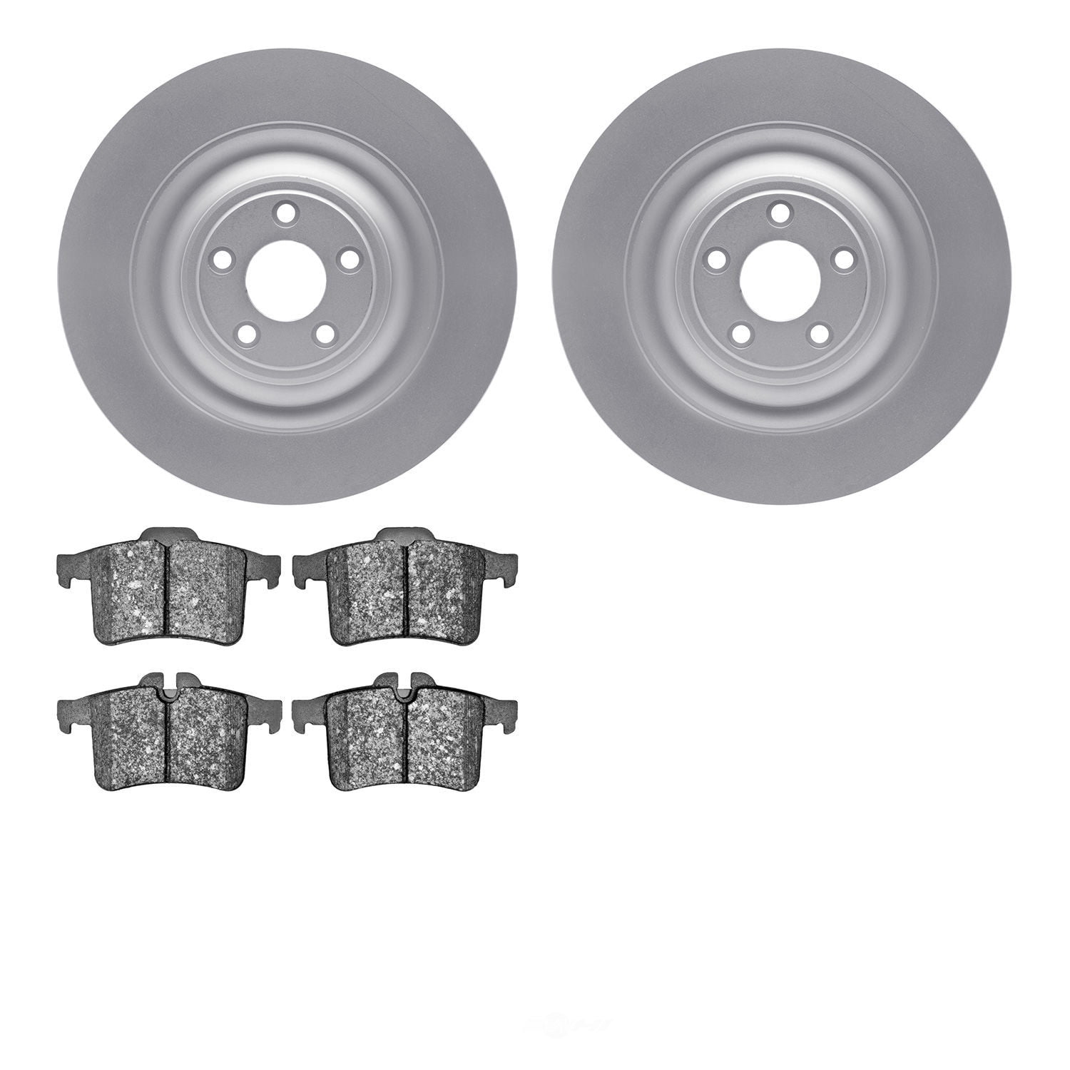 Dynamic Friction Company 4502-20050 DFC GEOSPEC Rotors with 5000 Advanced Brake Pads