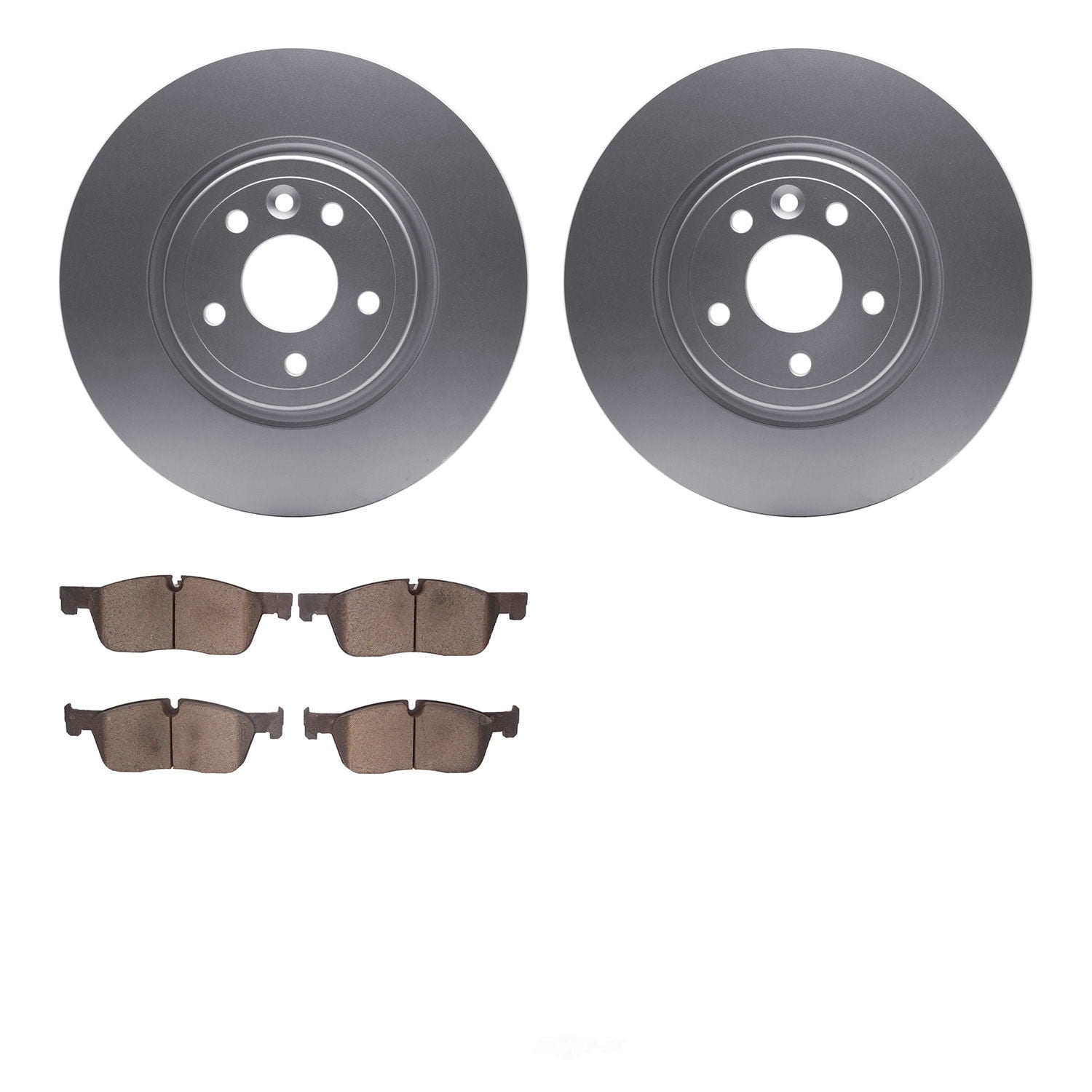 Dynamic Friction Company 4502-20057 DFC GEOSPEC Rotors with 5000 Advanced Brake Pads