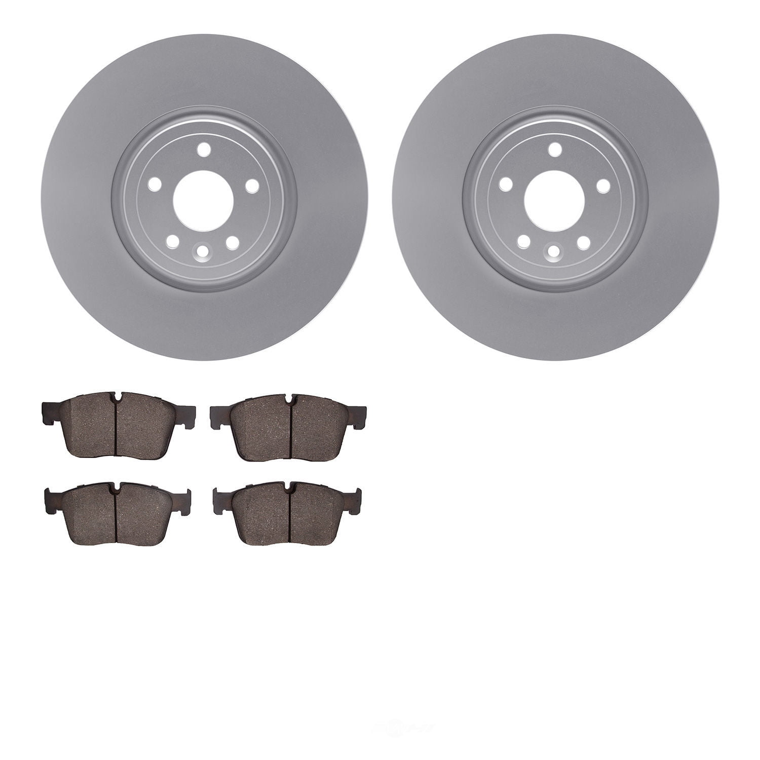 Dynamic Friction Company 4502-20058 DFC GEOSPEC Rotors with 5000 Advanced Brake Pads