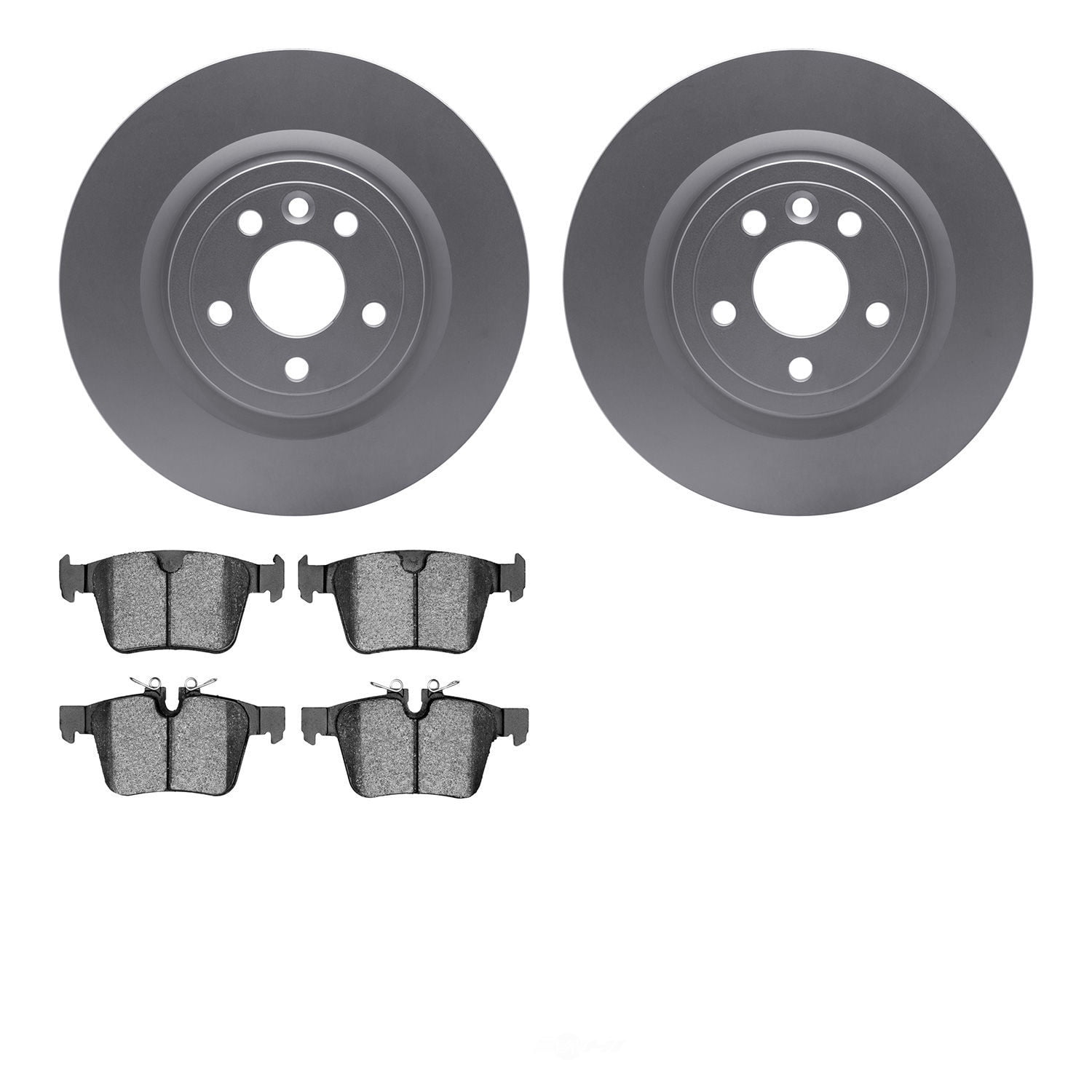 Dynamic Friction Company 4502-20062 DFC GEOSPEC Rotors with 5000 Advanced Brake Pads