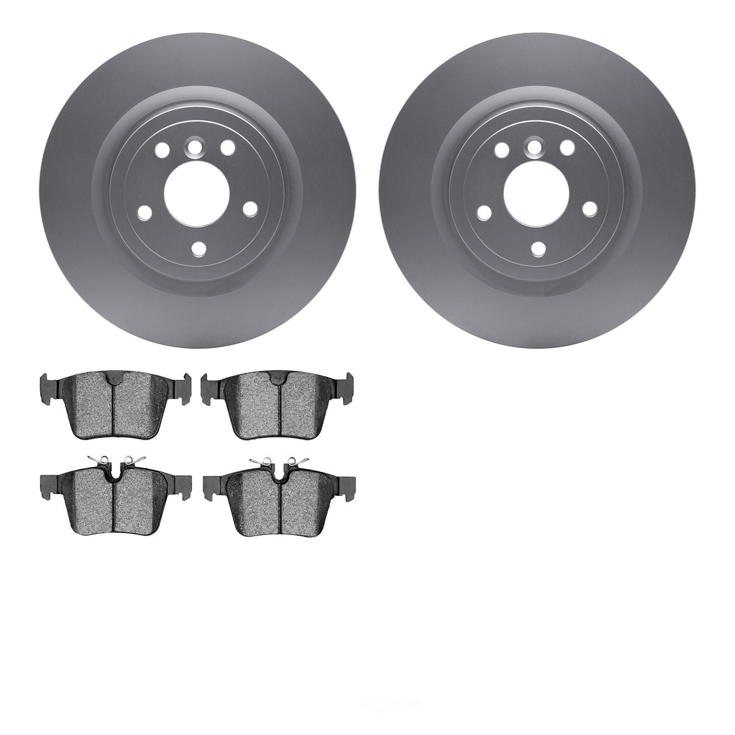 Dynamic Friction Company 4502-20065 DFC GEOSPEC Rotors with 5000 Advanced Brake Pads