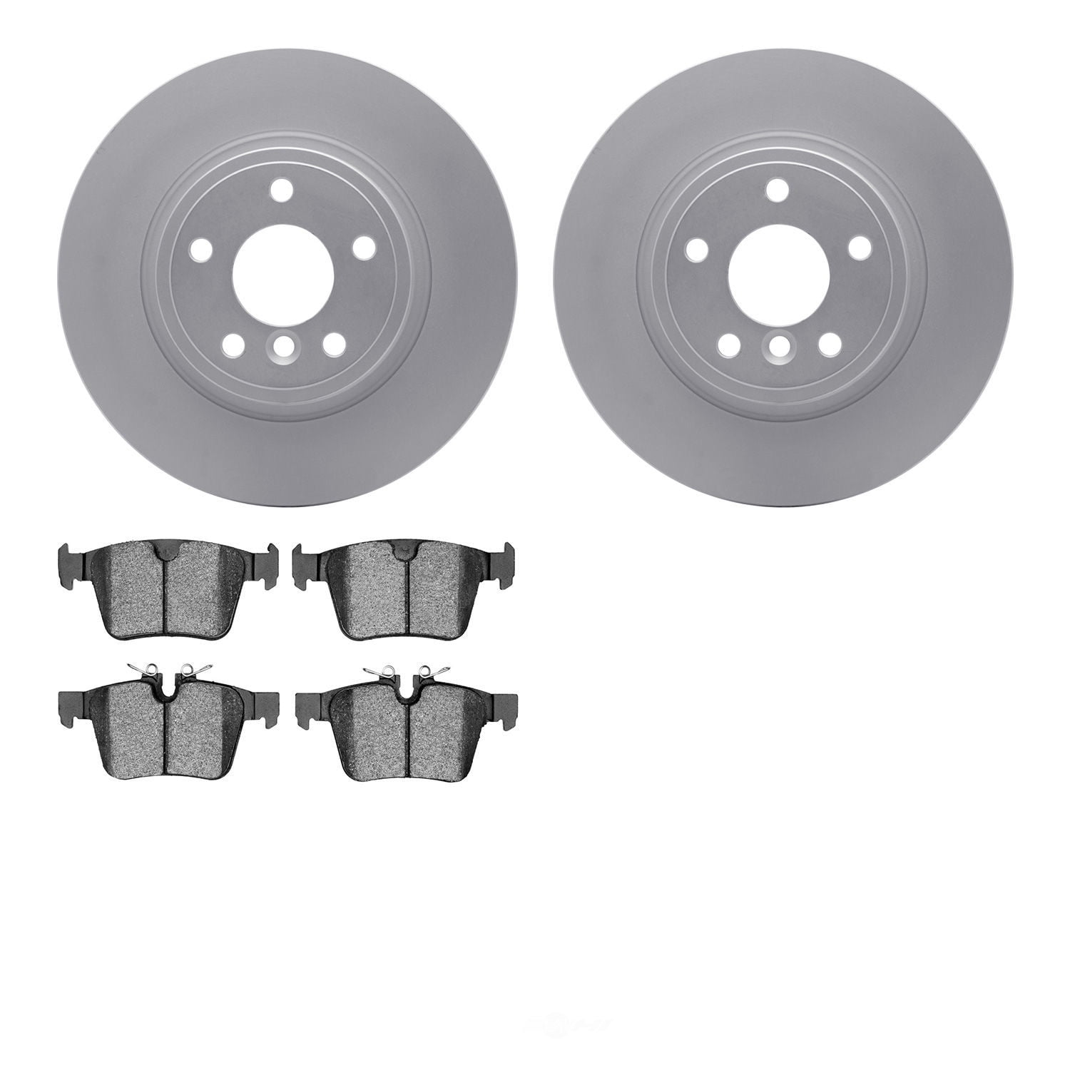 Dynamic Friction Company 4502-20068 DFC GEOSPEC Rotors with 5000 Advanced Brake Pads