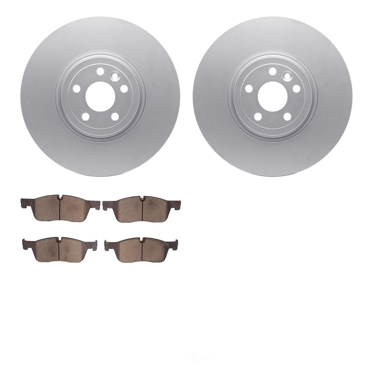 Dynamic Friction Company 4502-20070 DFC GEOSPEC Rotors with 5000 Advanced Brake Pads