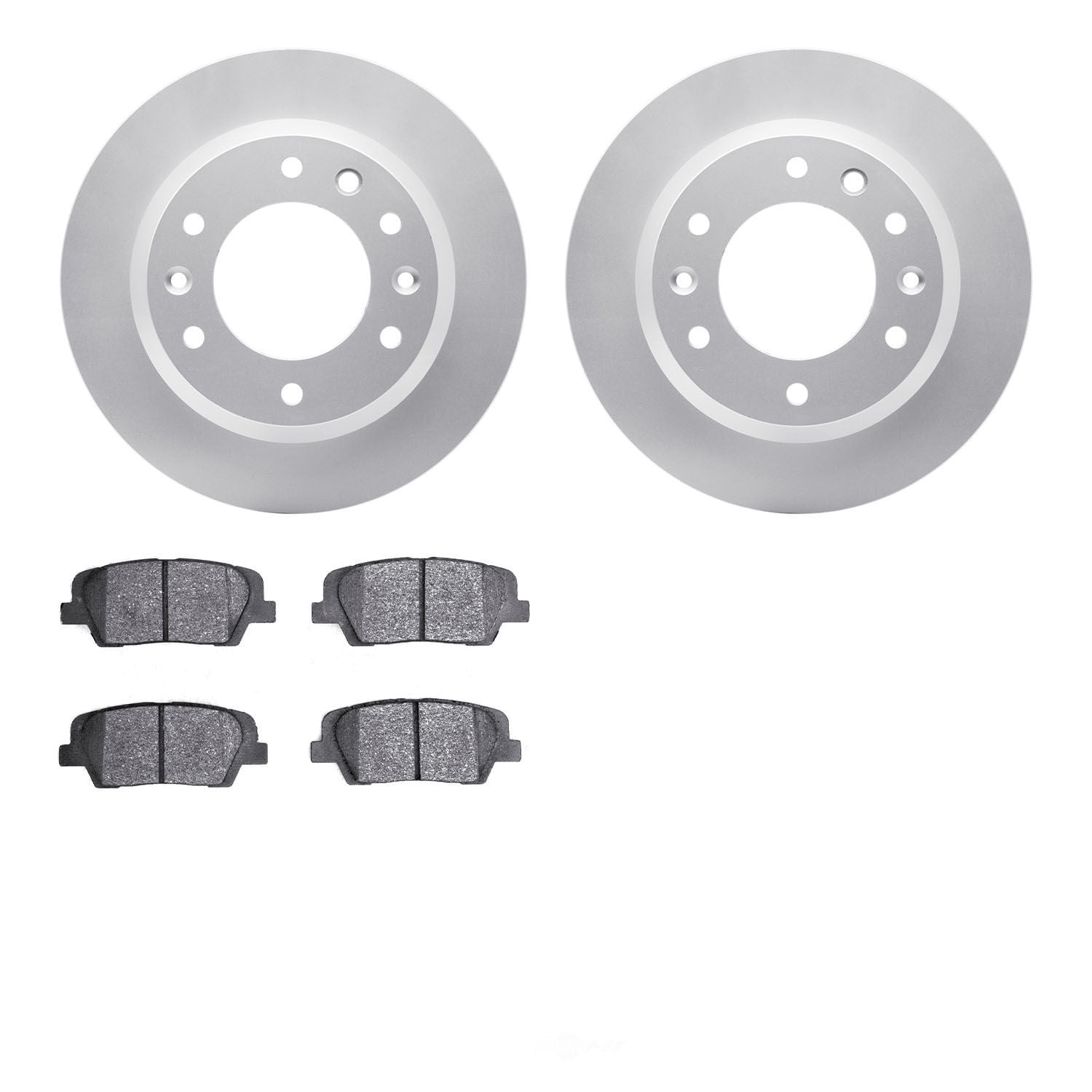 Dynamic Friction Company 4502-21063 DFC GEOSPEC Rotors with 5000 Advanced Brake Pads