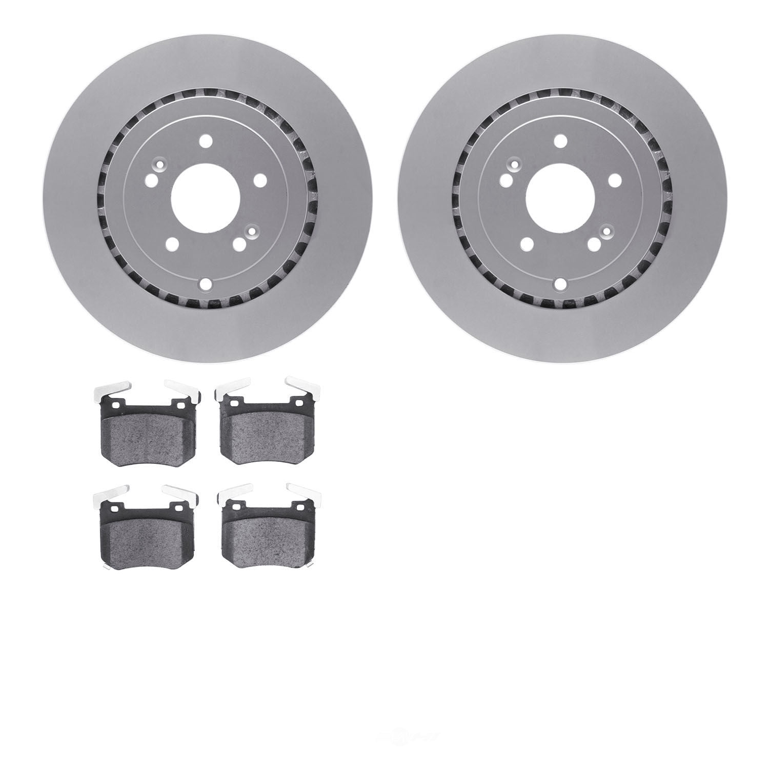 Dynamic Friction Company 4502-21079 DFC GEOSPEC Rotors with 5000 Advanced Brake Pads