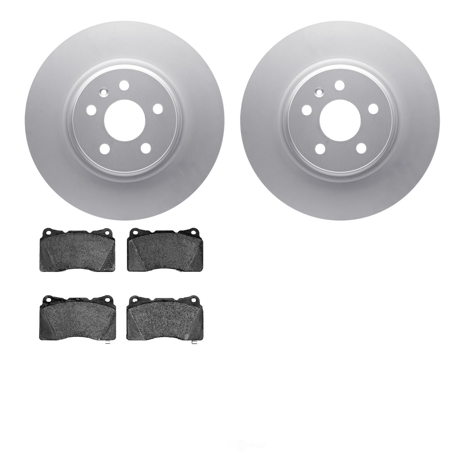 Dynamic Friction Company 4502-26006 DFC GEOSPEC Rotors with 5000 Advanced Brake Pads