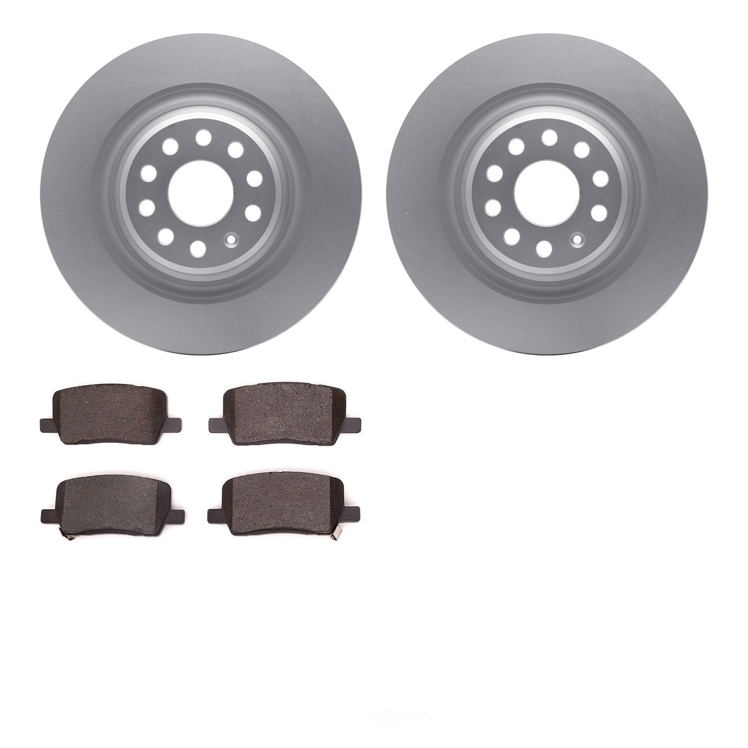 Dynamic Friction Company 4502-26011 DFC GEOSPEC Rotors with 5000 Advanced Brake Pads