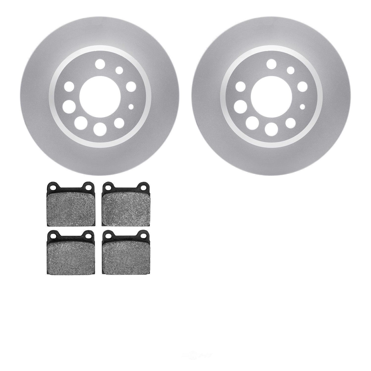 Dynamic Friction Company 4502-27043 DFC GEOSPEC Rotors with 5000 Advanced Brake Pads