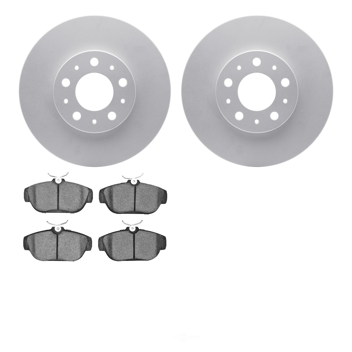 Dynamic Friction Company 4502-27053 DFC GEOSPEC Rotors with 5000 Advanced Brake Pads