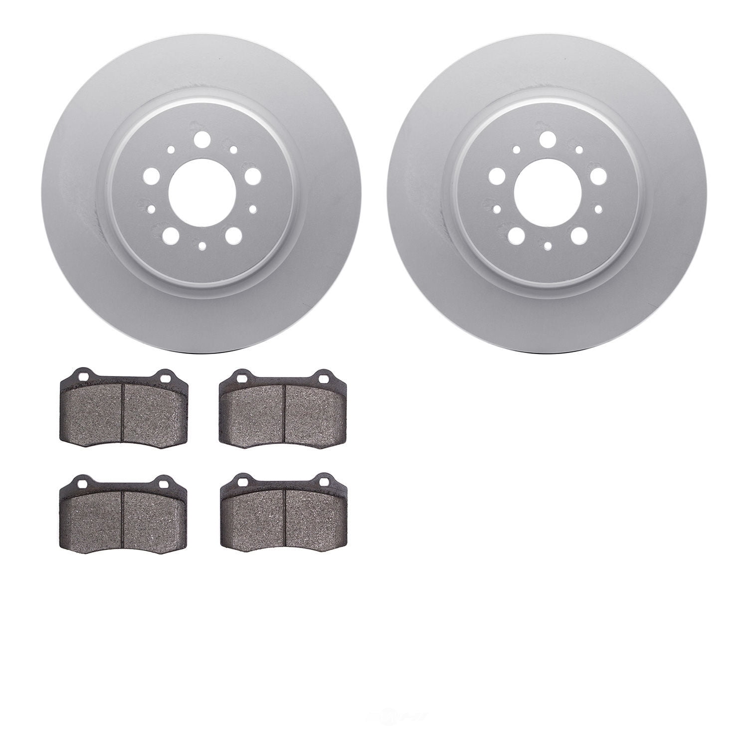Dynamic Friction Company 4502-27069 DFC GEOSPEC Rotors with 5000 Advanced Brake Pads