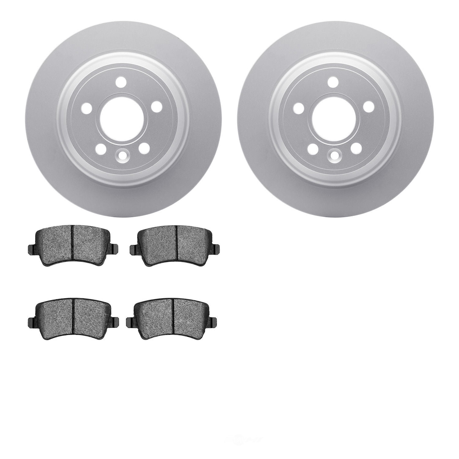 Dynamic Friction Company 4502-27073 DFC GEOSPEC Rotors with 5000 Advanced Brake Pads