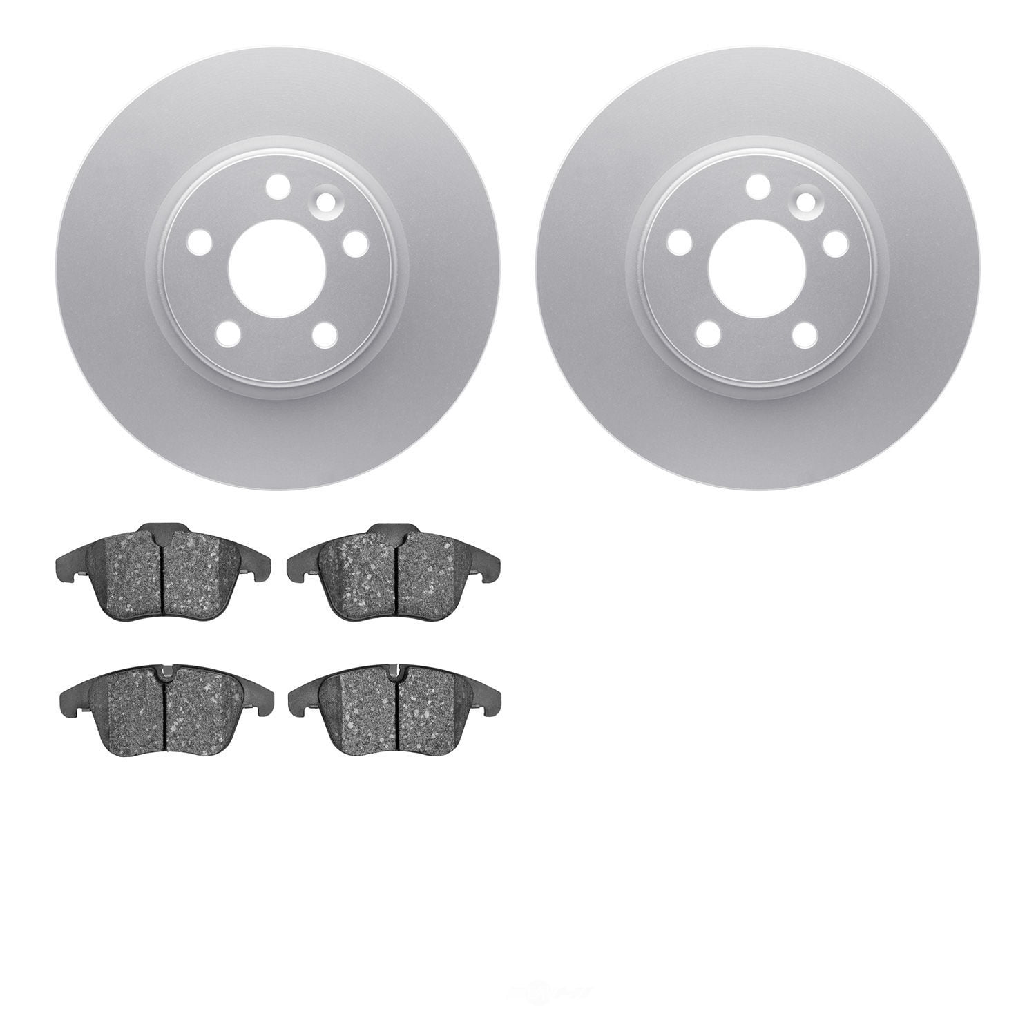 Dynamic Friction Company 4502-27084 DFC GEOSPEC Rotors with 5000 Advanced Brake Pads