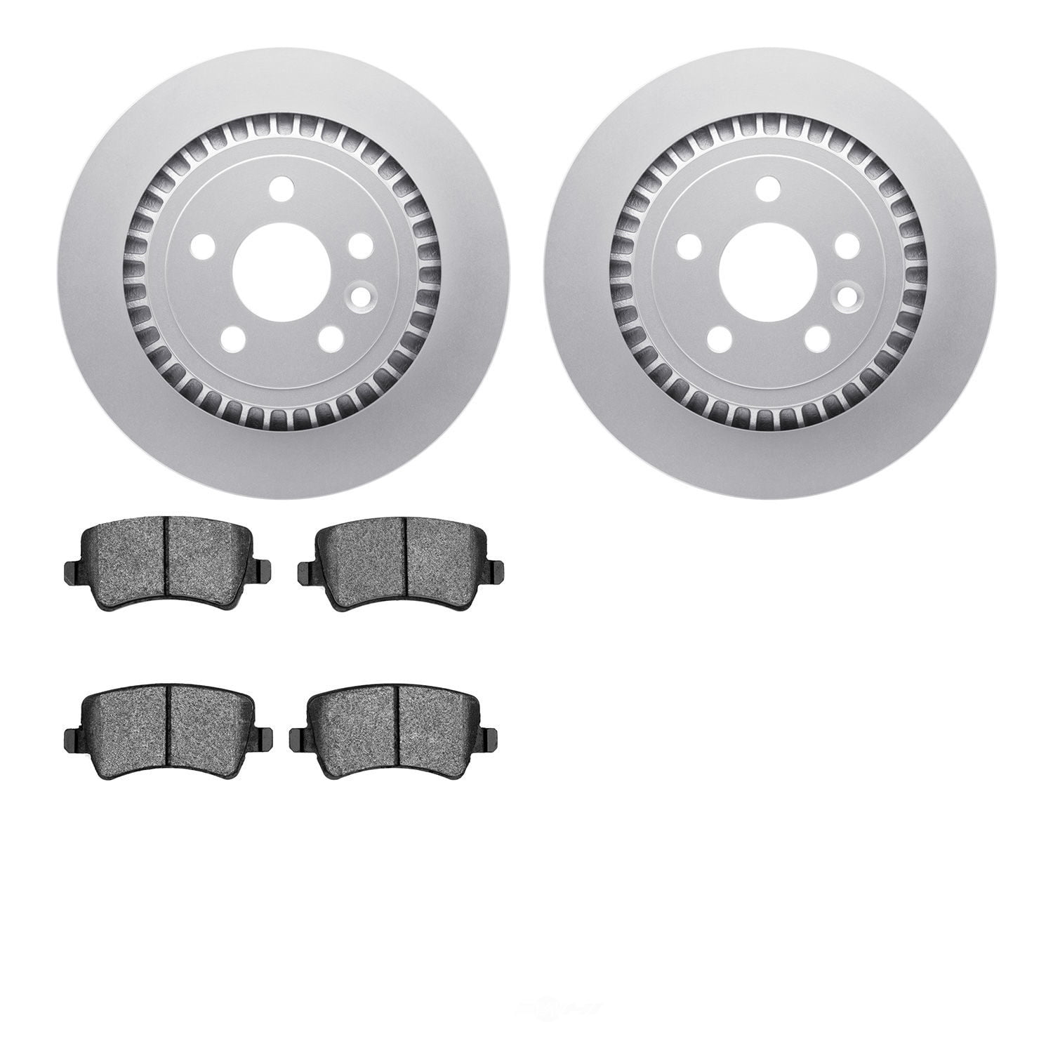 Dynamic Friction Company 4502-27091 DFC GEOSPEC Rotors with 5000 Advanced Brake Pads