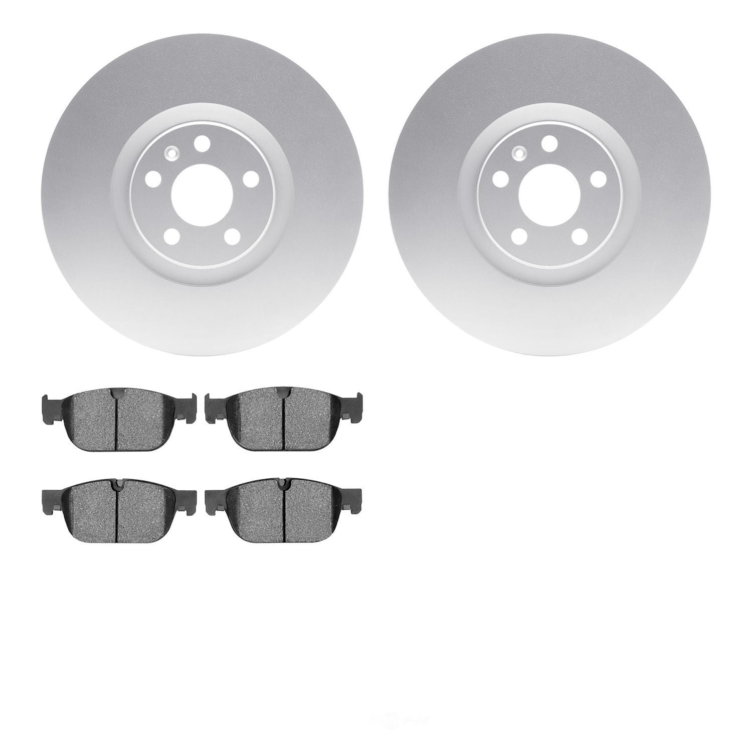 Dynamic Friction Company 4502-27094 DFC GEOSPEC Rotors with 5000 Advanced Brake Pads