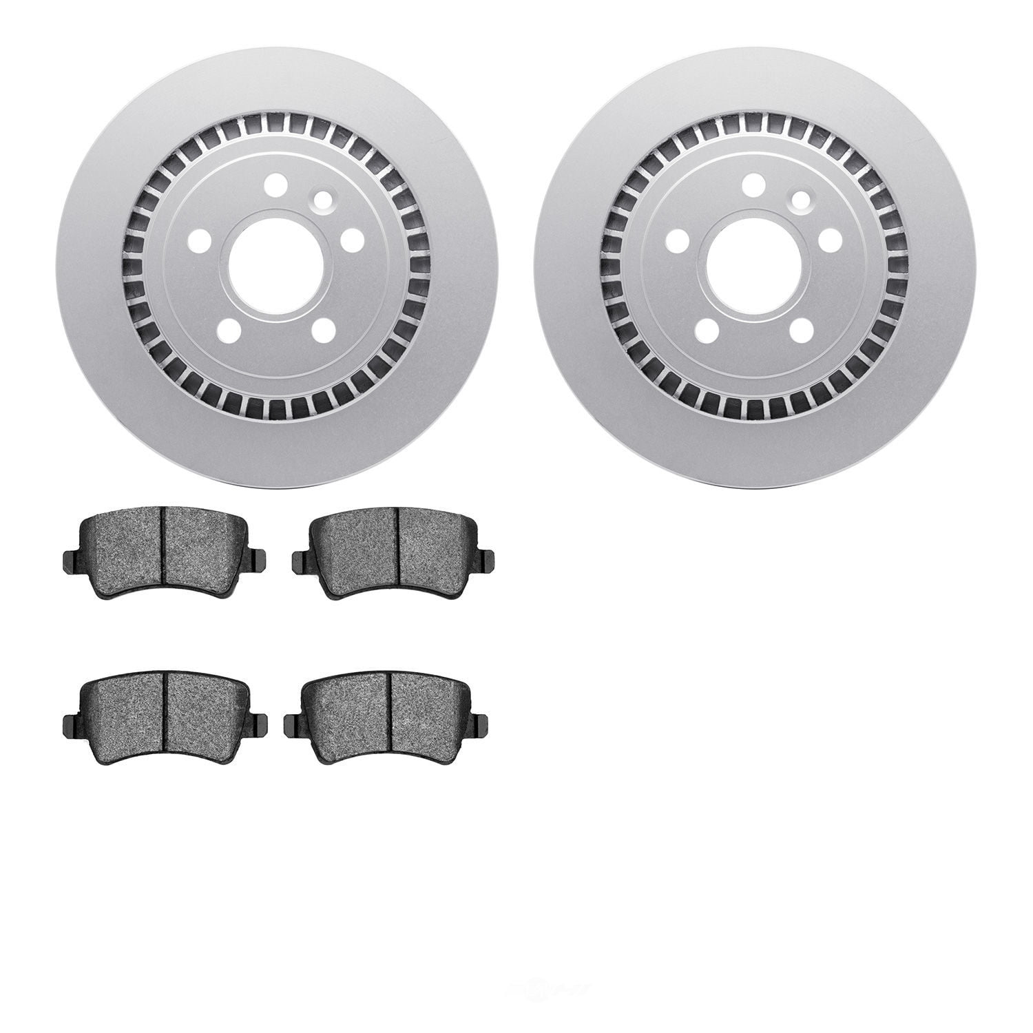 Dynamic Friction Company 4502-27108 DFC GEOSPEC Rotors with 5000 Advanced Brake Pads