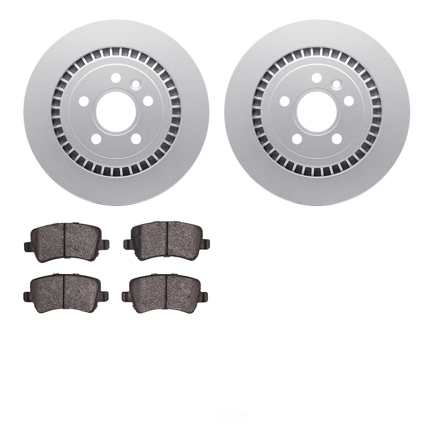 Dynamic Friction Company 4502-27109 DFC GEOSPEC Rotors with 5000 Advanced Brake Pads