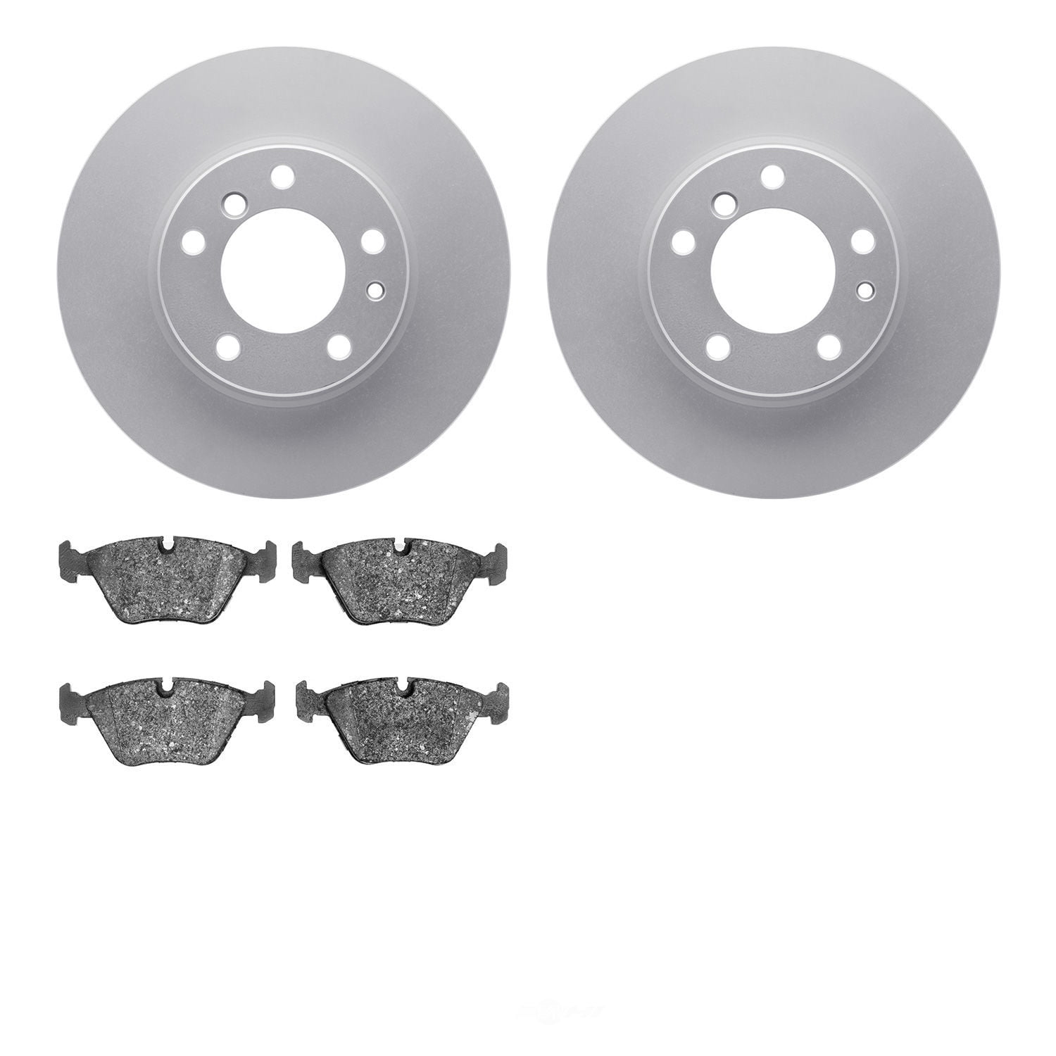 Dynamic Friction Company 4502-31081 DFC GEOSPEC Rotors with 5000 Advanced Brake Pads