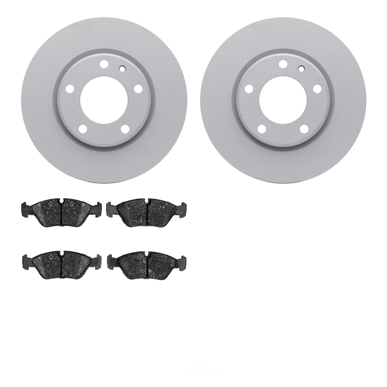 Dynamic Friction Company 4502-31085 DFC GEOSPEC Rotors with 5000 Advanced Brake Pads