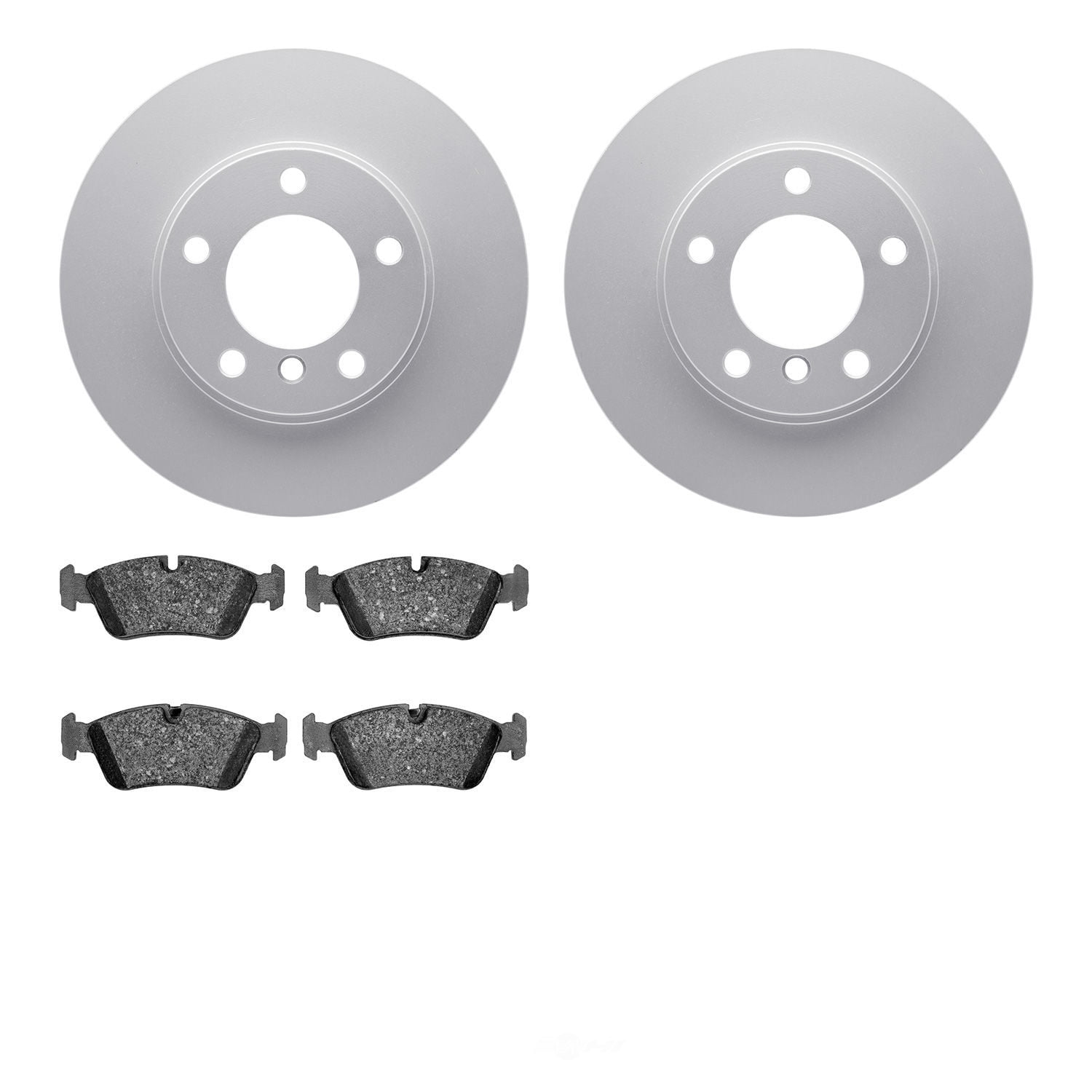 Dynamic Friction Company 4502-31135 DFC GEOSPEC Rotors with 5000 Advanced Brake Pads