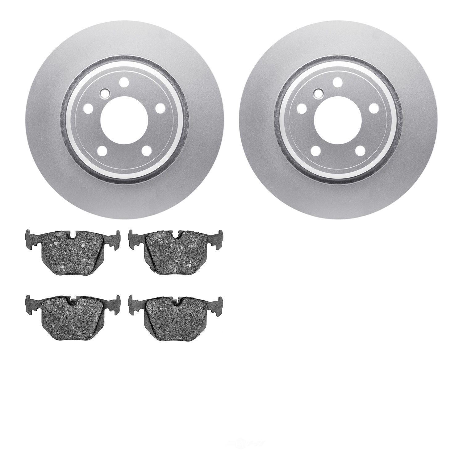 Dynamic Friction Company 4502-31148 DFC GEOSPEC Rotors with 5000 Advanced Brake Pads