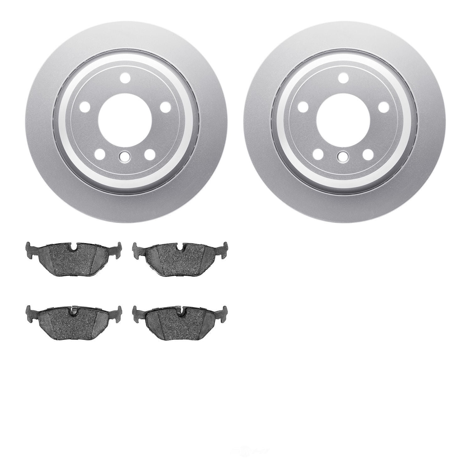 Dynamic Friction Company 4502-31153 DFC GEOSPEC Rotors with 5000 Advanced Brake Pads