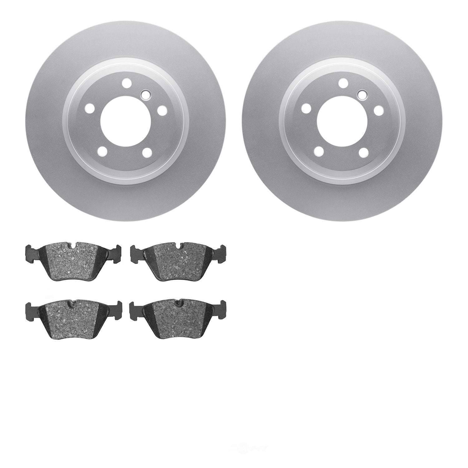 Dynamic Friction Company 4502-31160 DFC GEOSPEC Rotors with 5000 Advanced Brake Pads