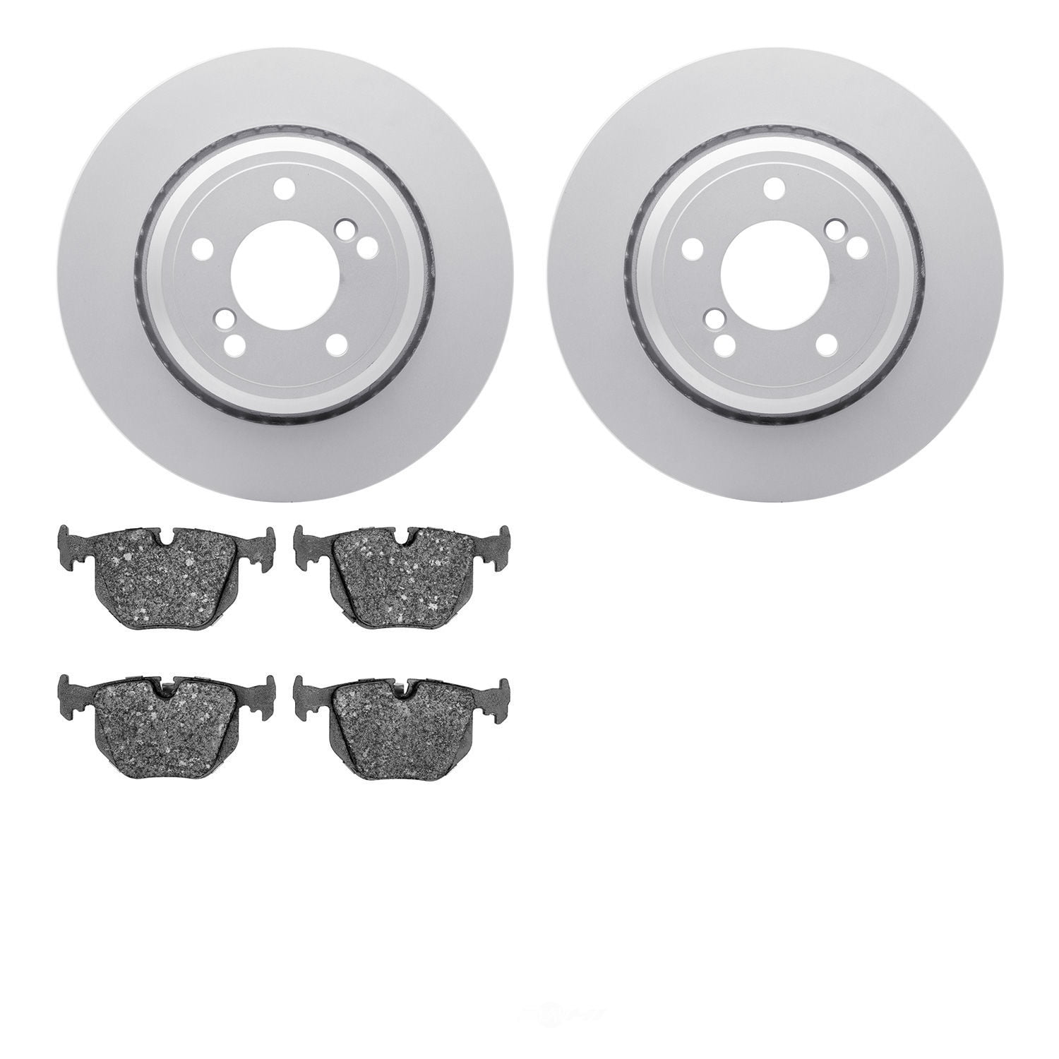 Dynamic Friction Company 4502-31162 DFC GEOSPEC Rotors with 5000 Advanced Brake Pads