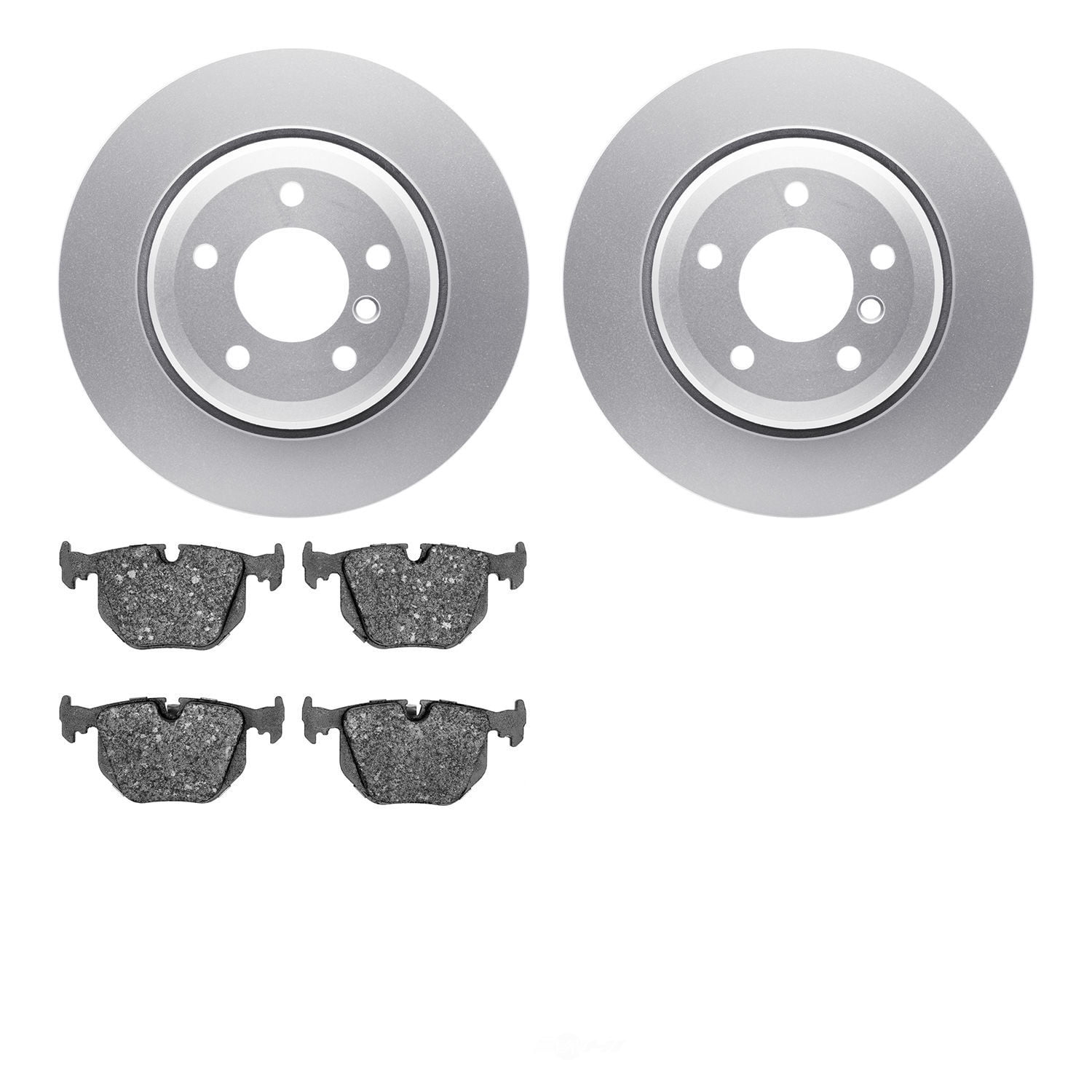Dynamic Friction Company 4502-31168 DFC GEOSPEC Rotors with 5000 Advanced Brake Pads