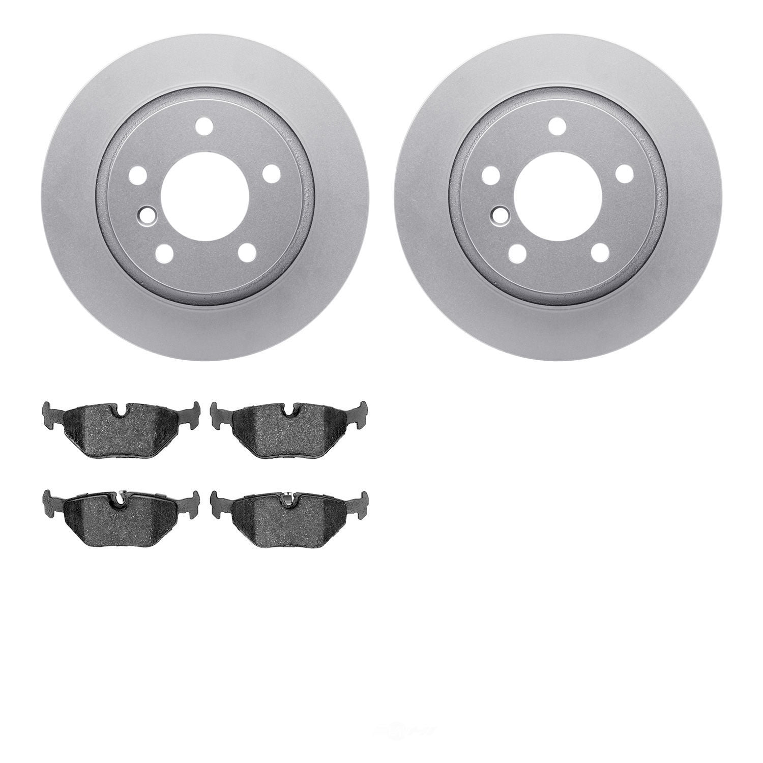 Dynamic Friction Company 4502-31175 DFC GEOSPEC Rotors with 5000 Advanced Brake Pads